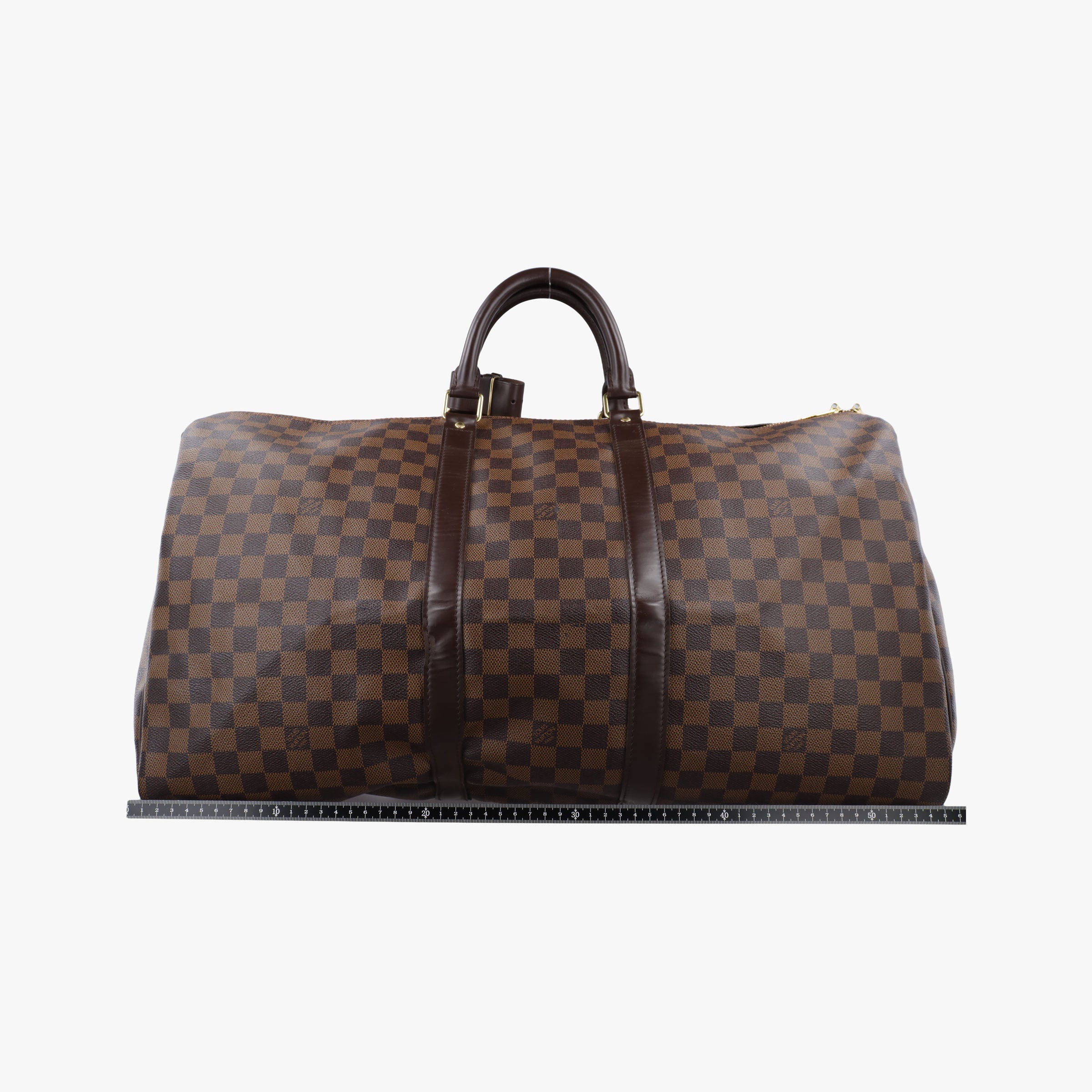 Pre-owned Louis Vuitton Keepall Bandouliere 55 EBENE Monogram Canvas N41414 shoulderbag | stylenewstar