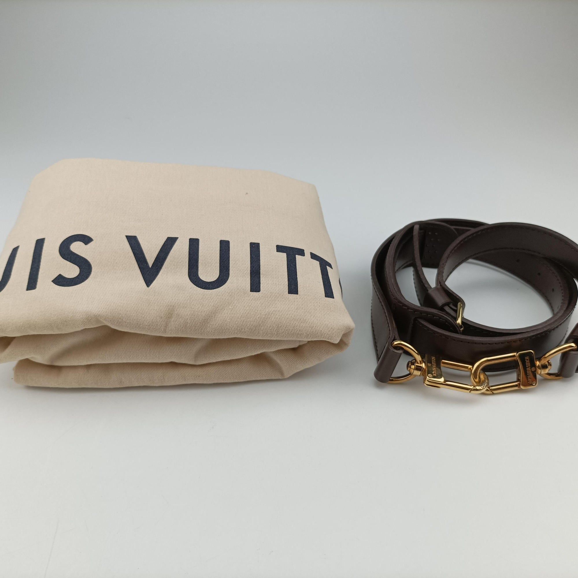 Pre-owned Louis Vuitton Keepall Bandouliere 55 EBENE Monogram Canvas N41414 shoulderbag | stylenewstar