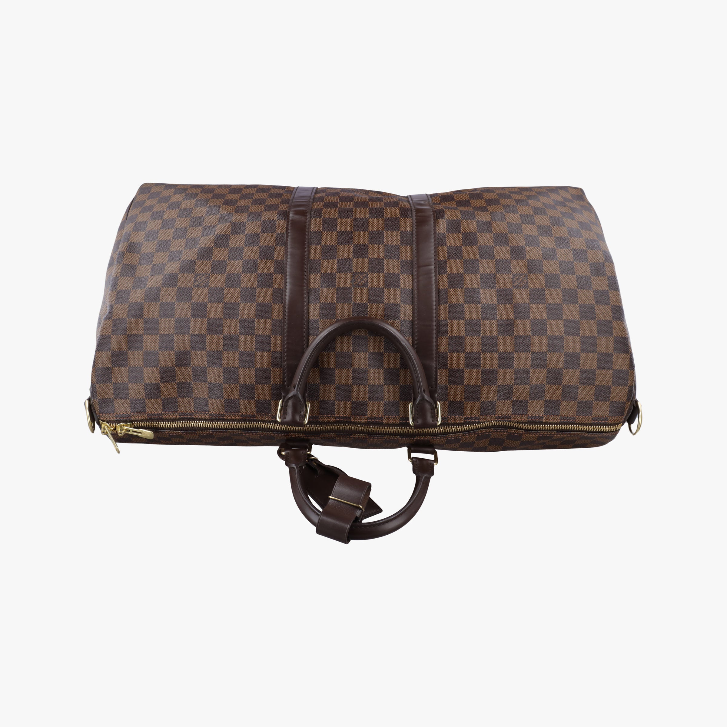 Pre-owned Louis Vuitton Keepall Bandouliere 55 EBENE Monogram Canvas N41414 shoulderbag | stylenewstar