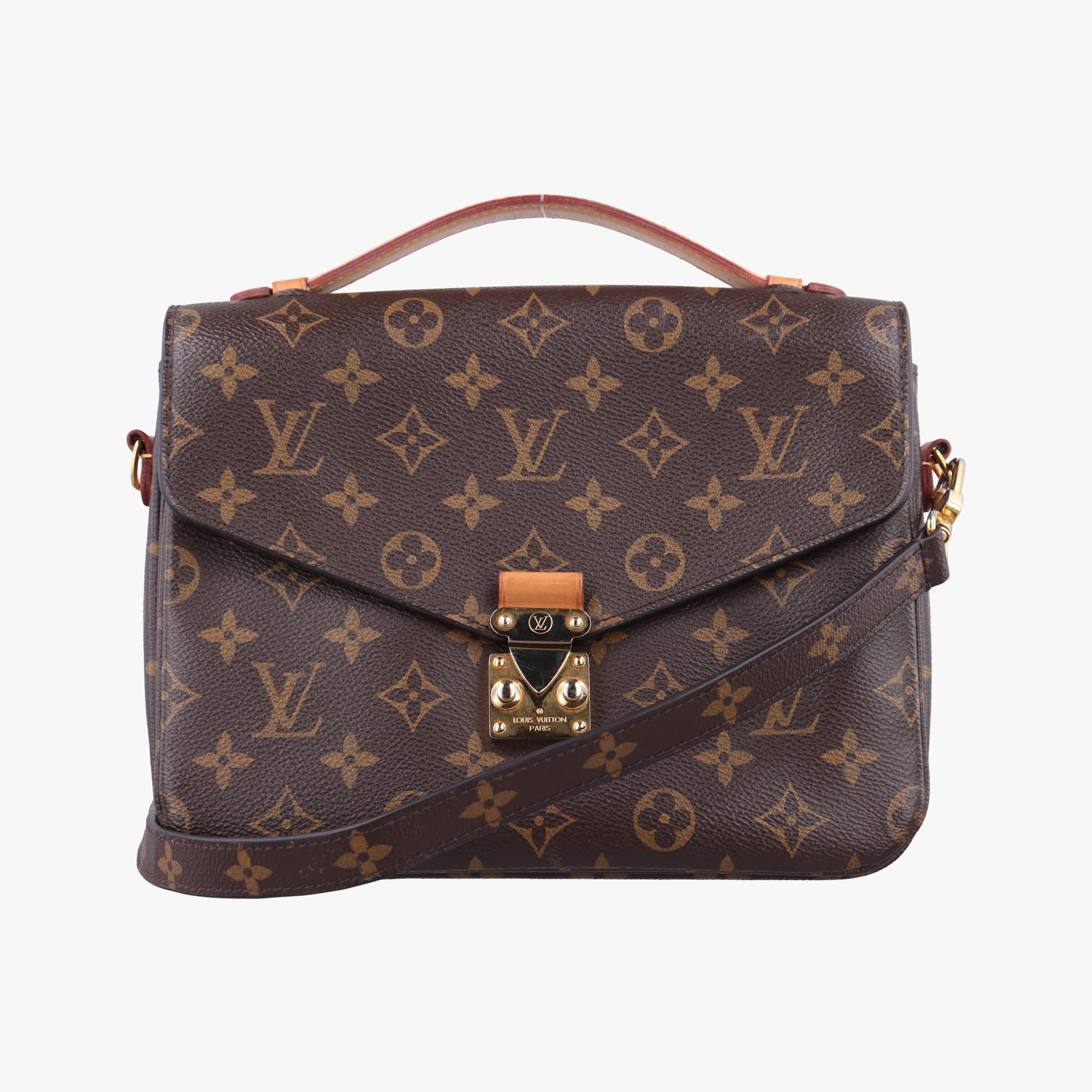 Pre-owned Louis Vuitton Pochette Metis MM Brown Monogram Canvas M44875 shoulderbag | stylenewstar