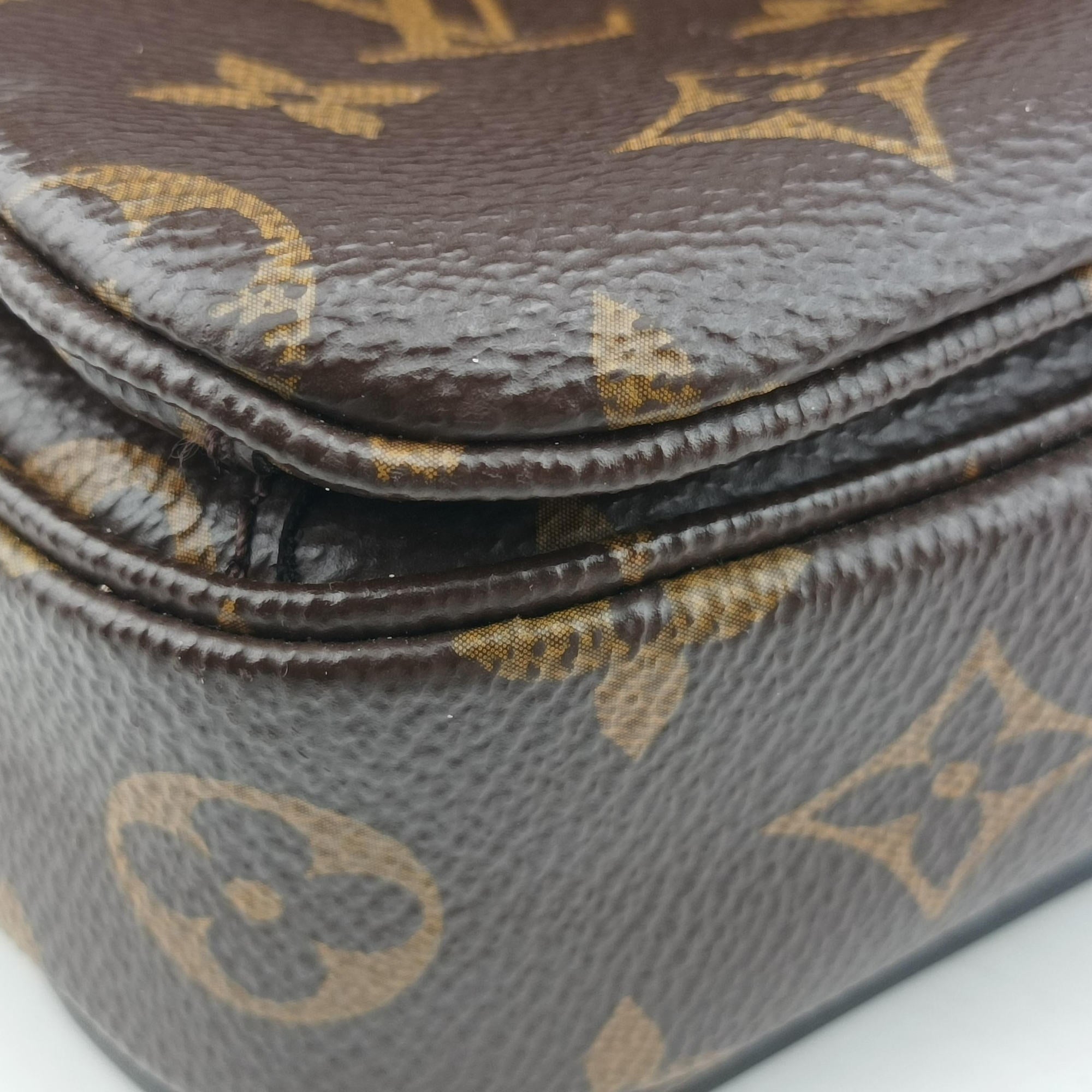 Pre-owned Louis Vuitton Pochette Metis MM Brown Monogram Canvas M44875 shoulderbag | stylenewstar