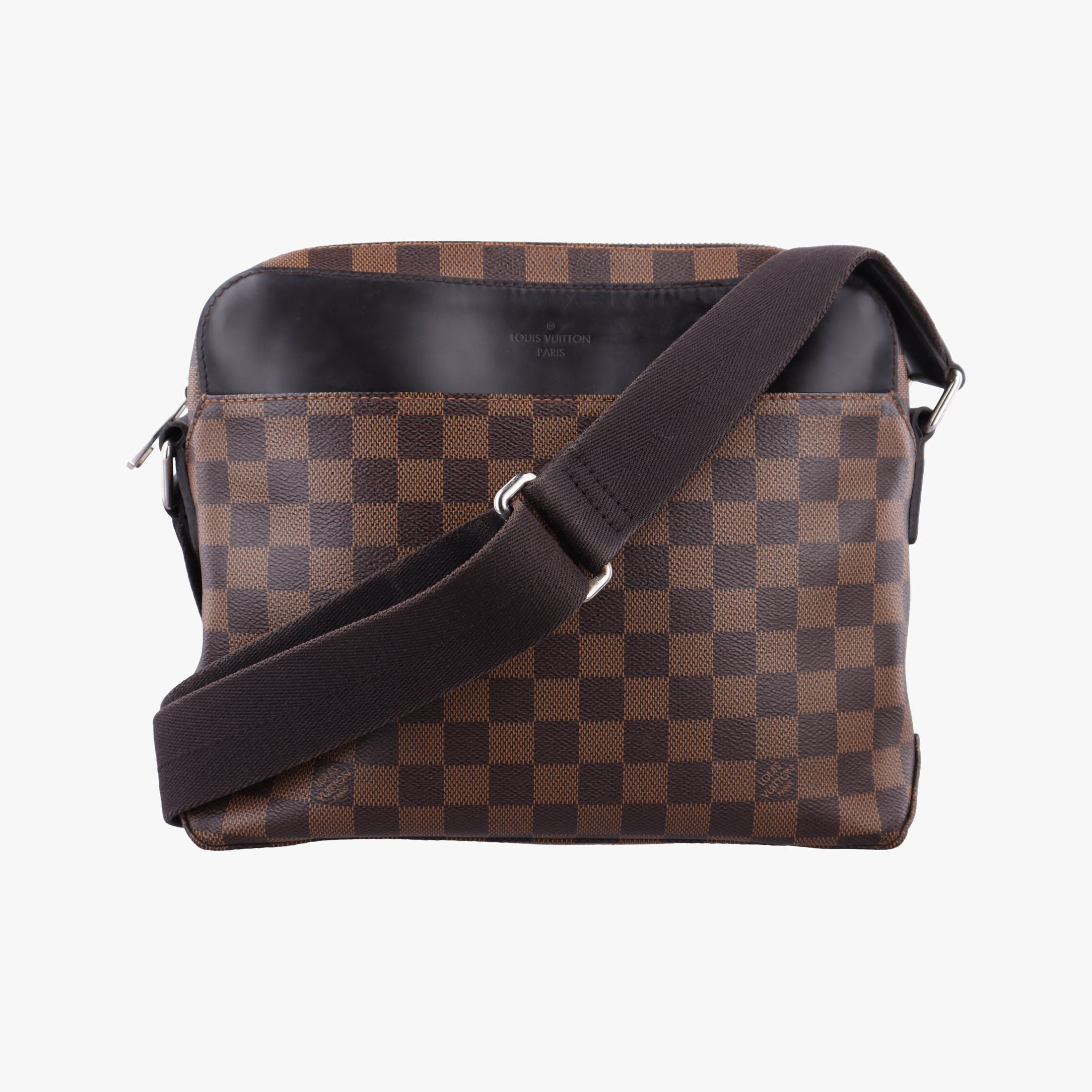 Pre-owned Louis Vuitton Jake messenger PM EBENE Damier Canvas N41568 shoulderbag | stylenewstar