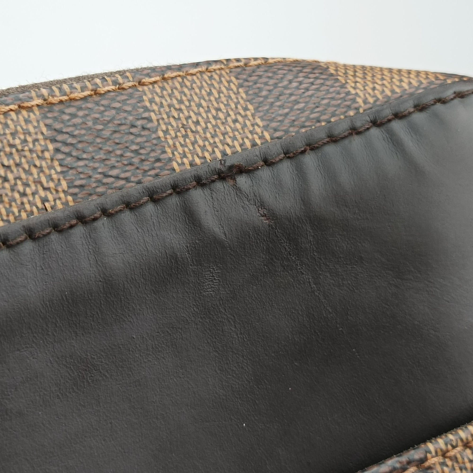 Pre-owned Louis Vuitton Jake messenger PM EBENE Damier Canvas N41568 shoulderbag | stylenewstar