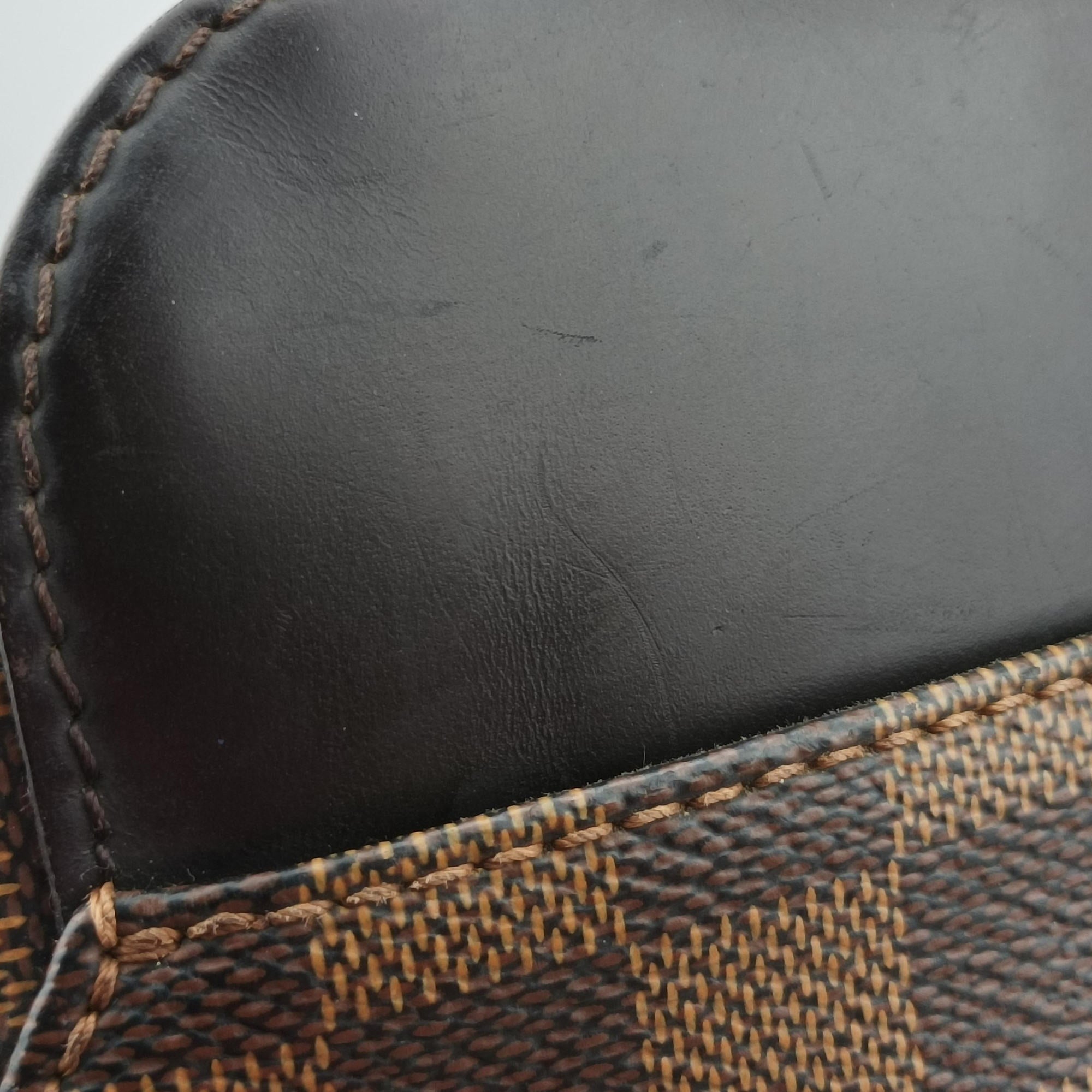 Pre-owned Louis Vuitton Jake messenger PM EBENE Damier Canvas N41568 shoulderbag | stylenewstar
