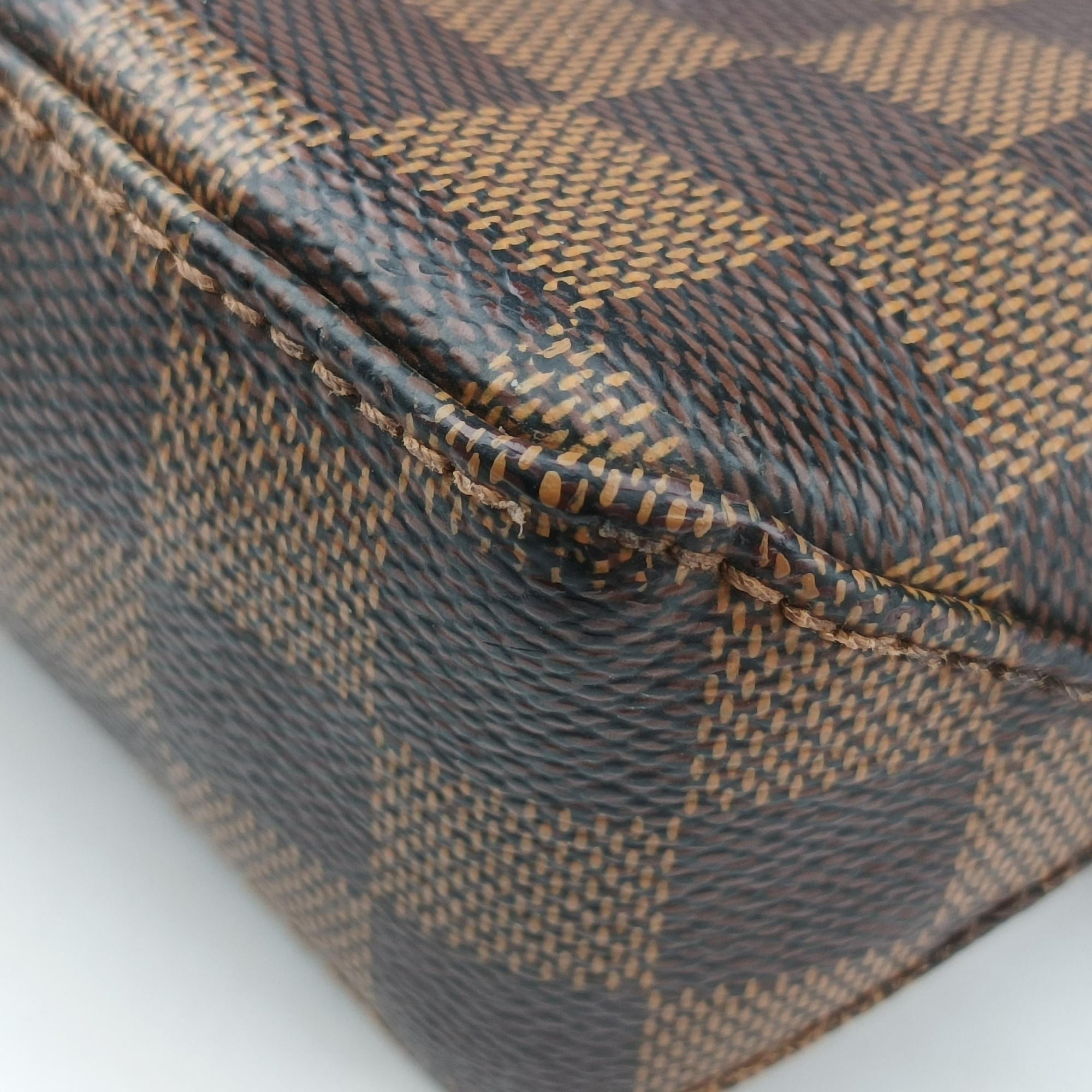 Pre-owned Louis Vuitton Jake messenger PM EBENE Damier Canvas N41568 shoulderbag | stylenewstar