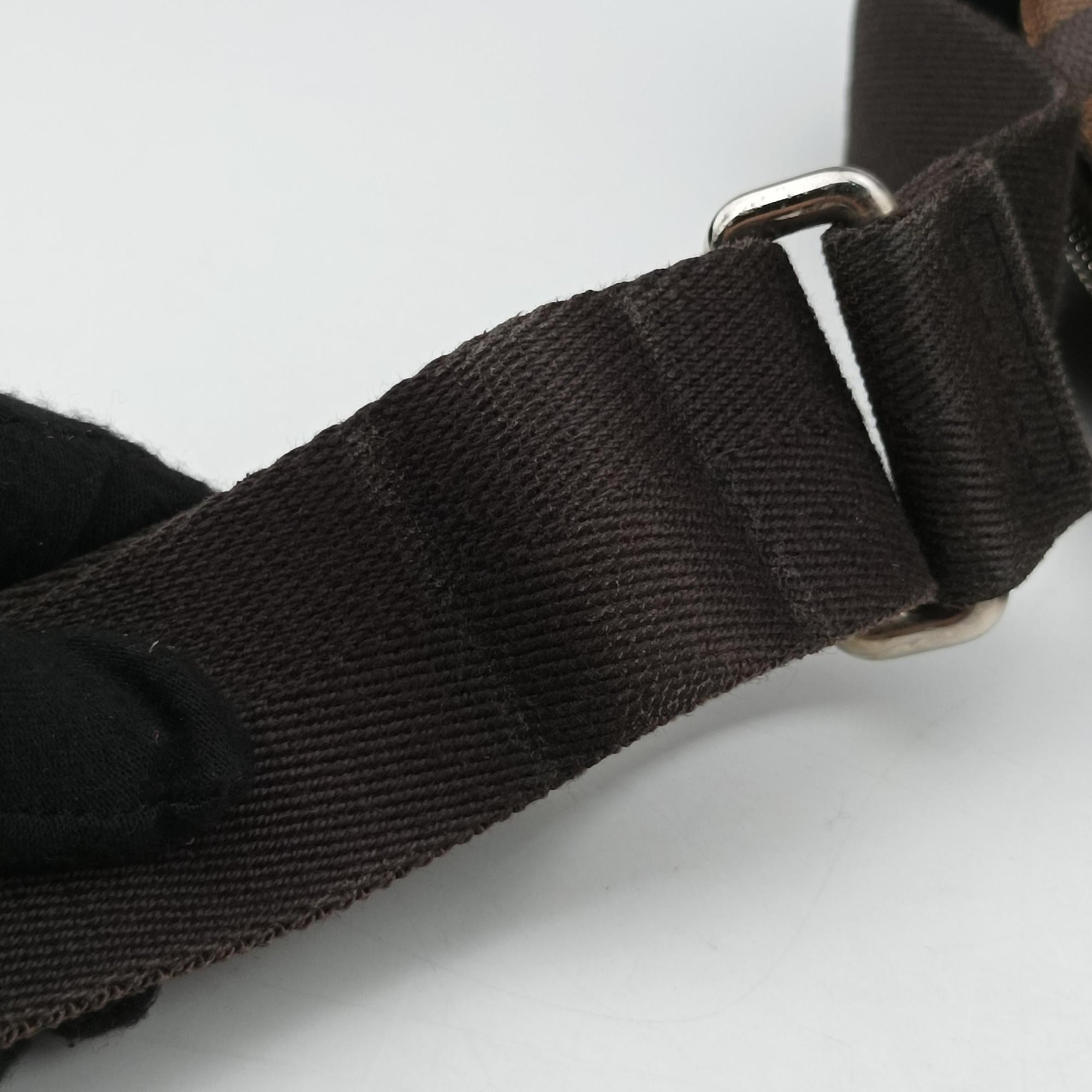Pre-owned Louis Vuitton Jake messenger PM EBENE Damier Canvas N41568 shoulderbag | stylenewstar