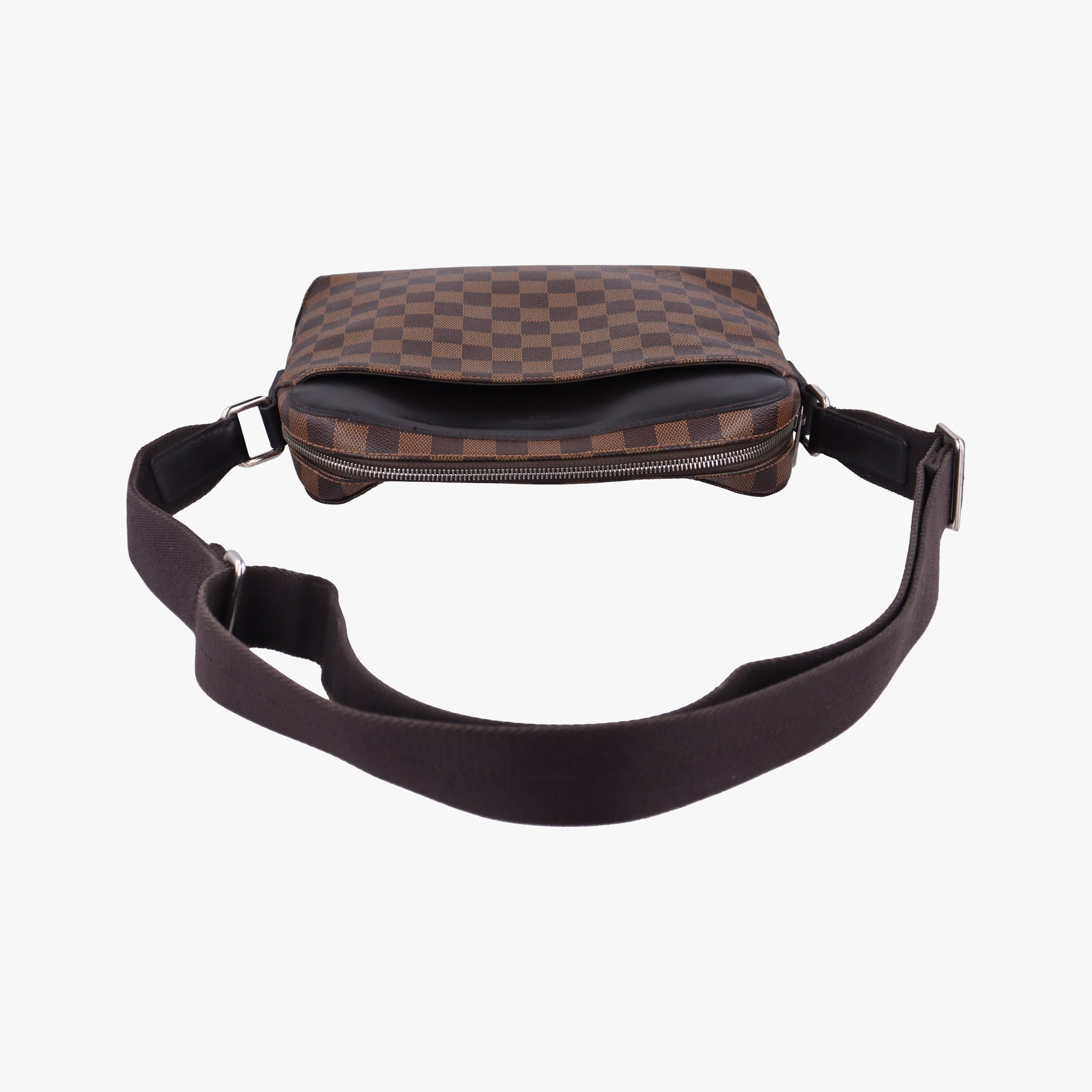Pre-owned Louis Vuitton Jake messenger PM EBENE Damier Canvas N41568 shoulderbag | stylenewstar