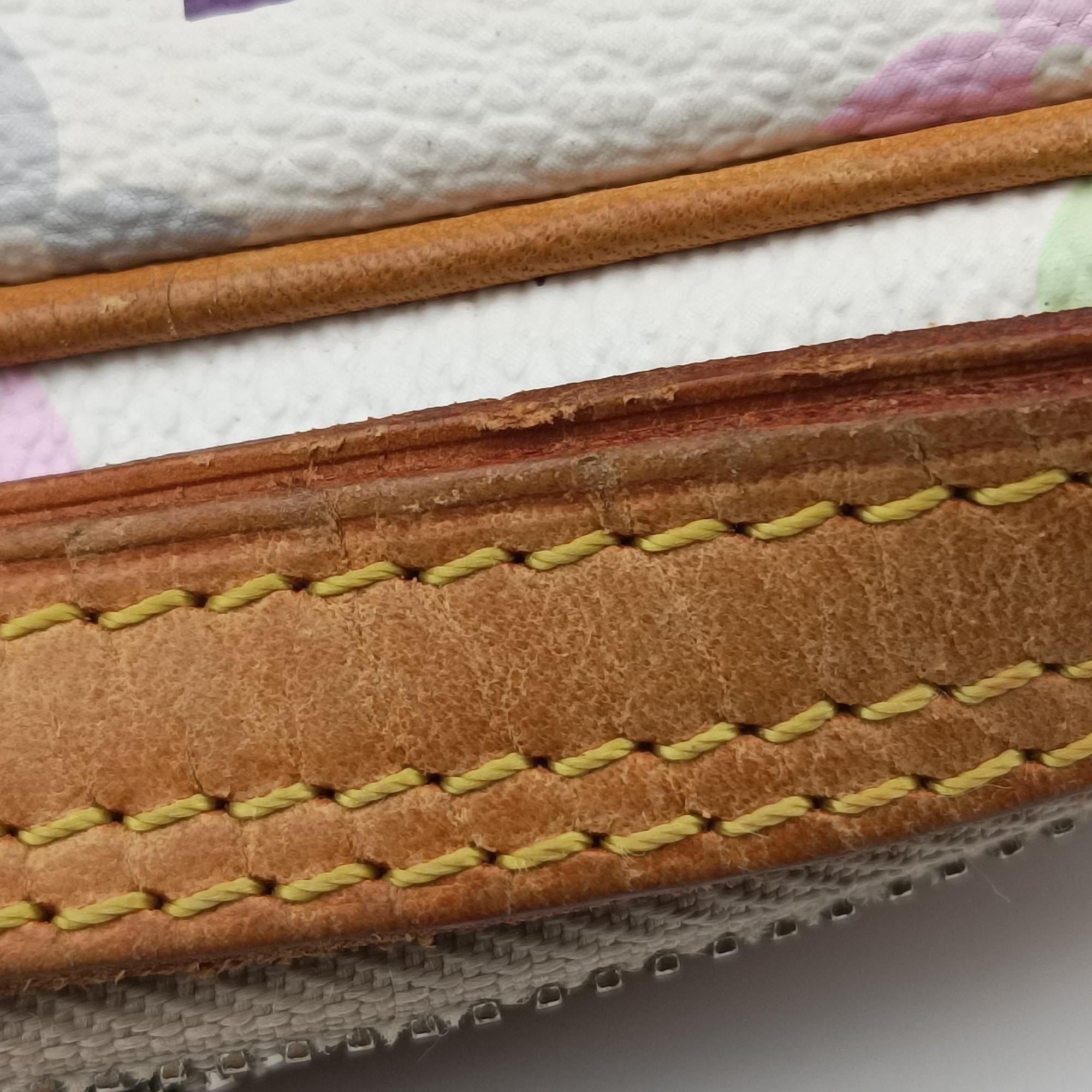 Secondhand Louis Vuitton PRISCILLA white Monogram Multicolor M40096 handbag | stylenewstar