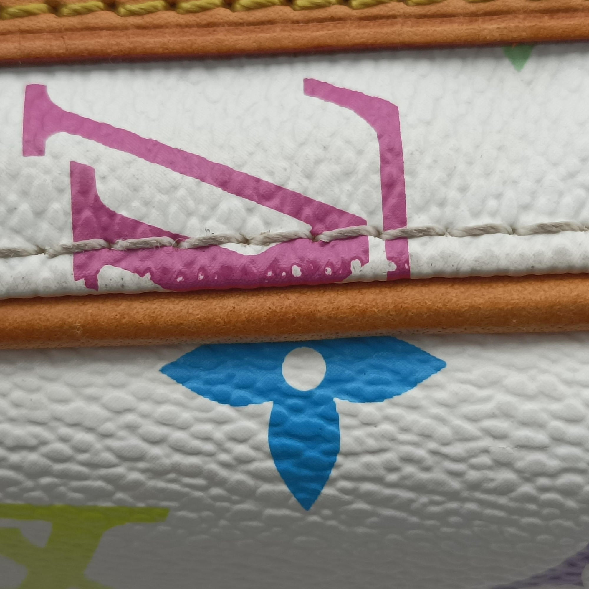 Secondhand Louis Vuitton PRISCILLA white Monogram Multicolor M40096 handbag | stylenewstar