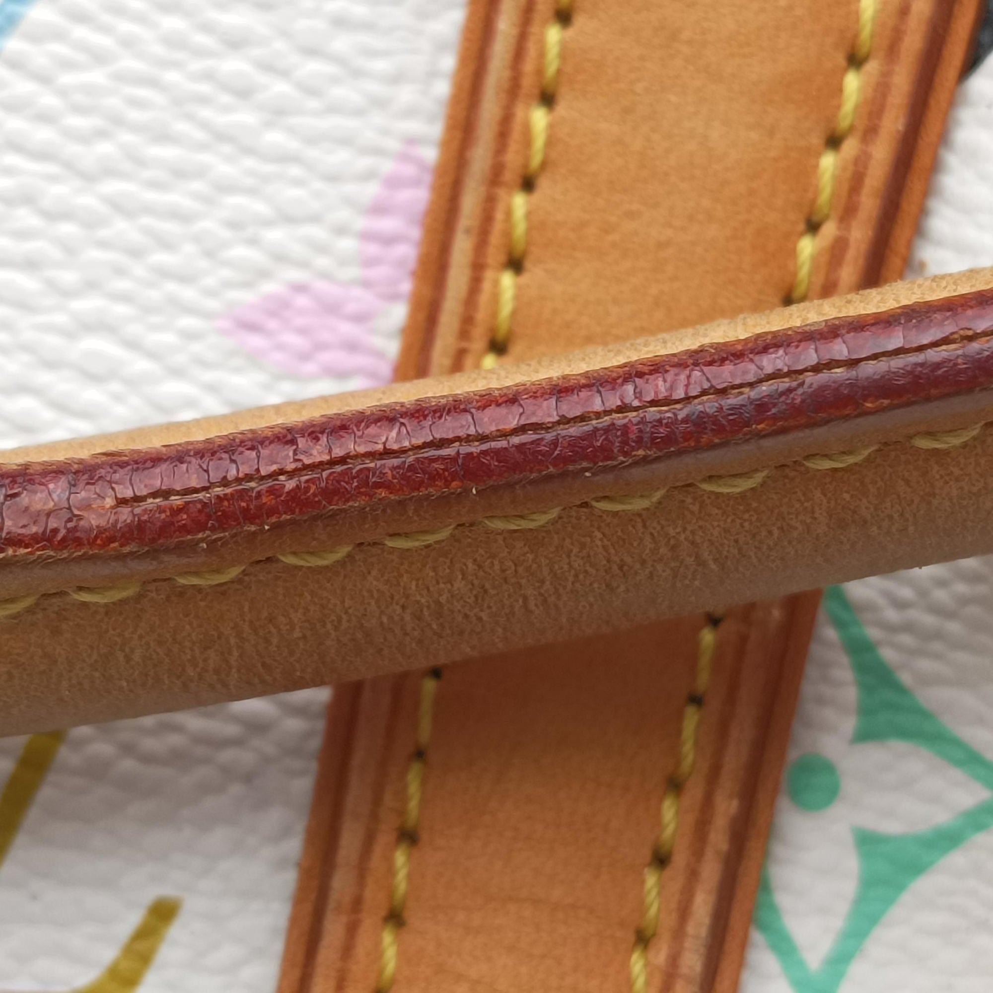 Secondhand Louis Vuitton PRISCILLA white Monogram Multicolor M40096 handbag | stylenewstar