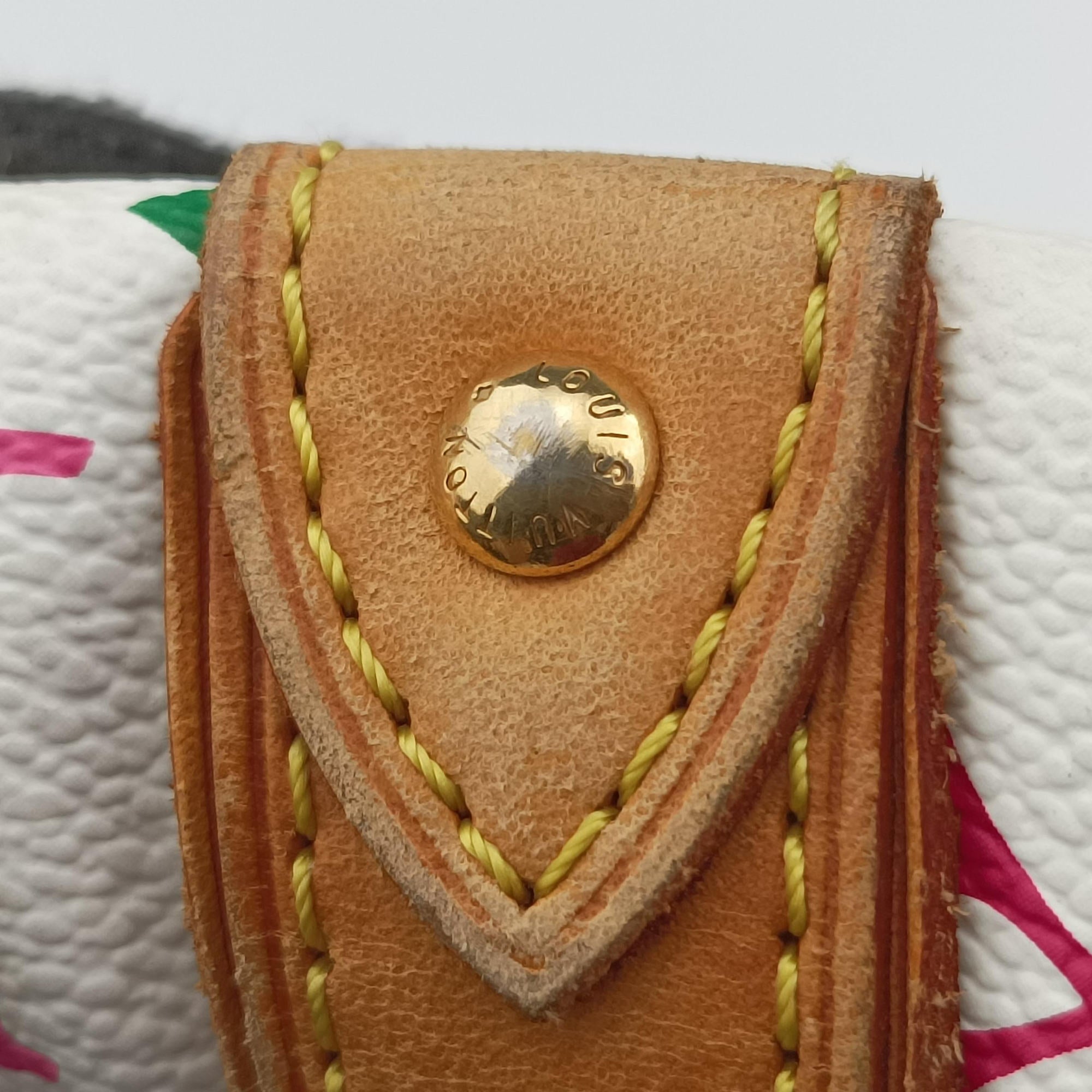 Secondhand Louis Vuitton PRISCILLA white Monogram Multicolor M40096 handbag | stylenewstar