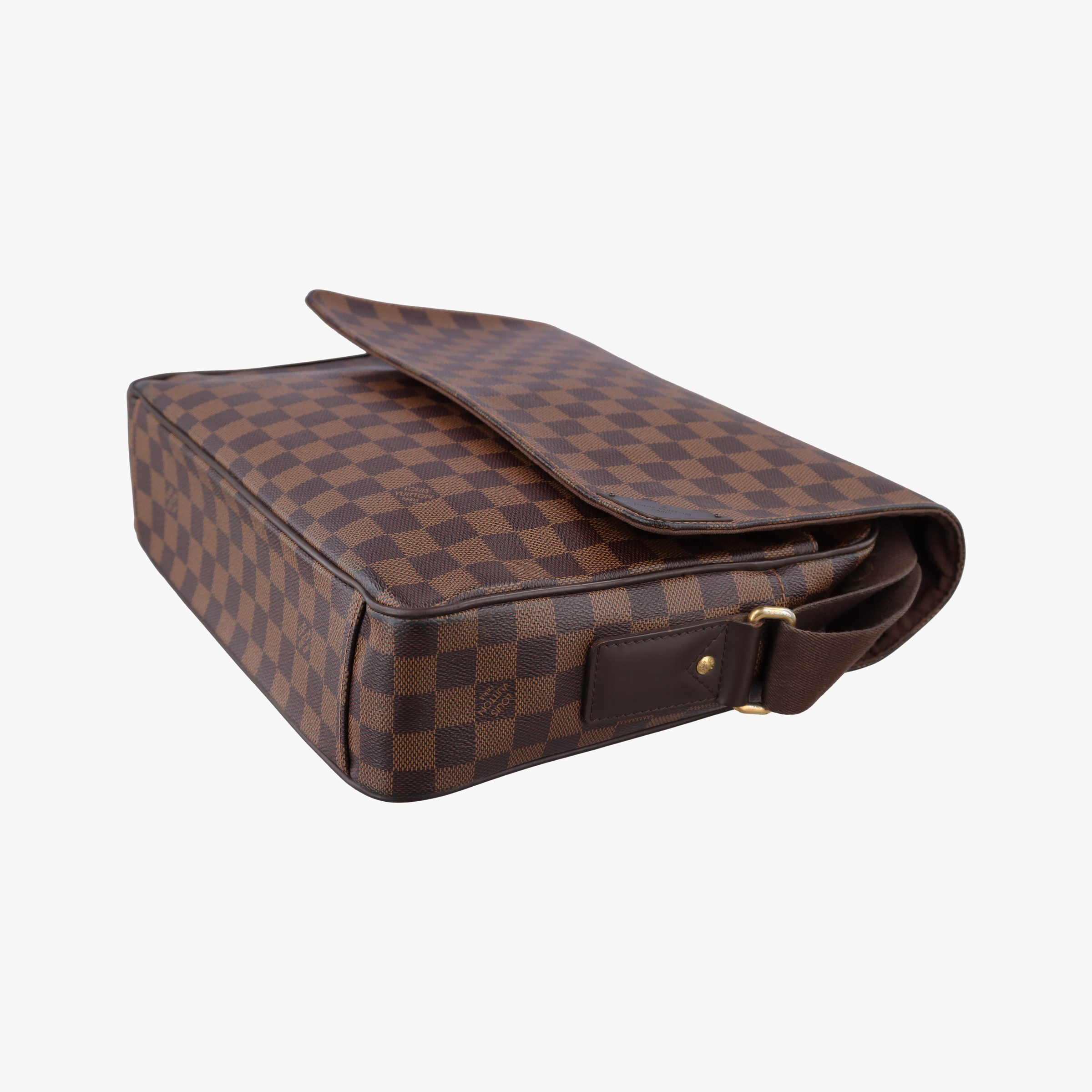 Vintage Louis Vuitton SHELTON MM EBENE Damier Canvas N41149 shoulderbag | stylenewstar
