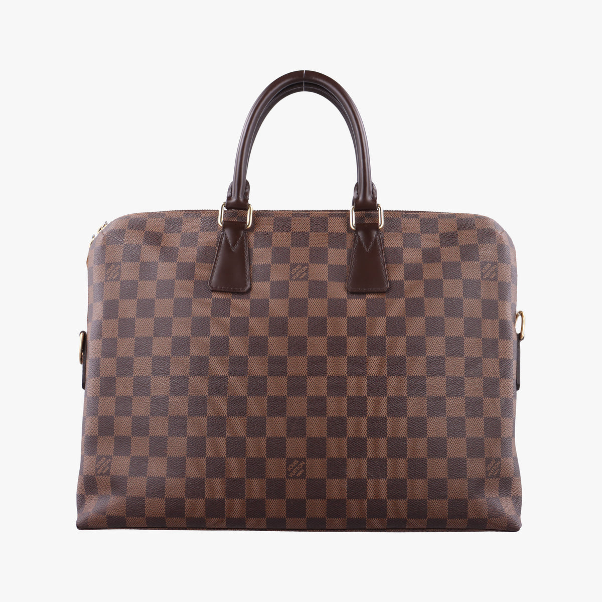 Secondhand Louis Vuitton Porte-Documents Jour EBENE Damier Canvas N42242 handbag | stylenewstar