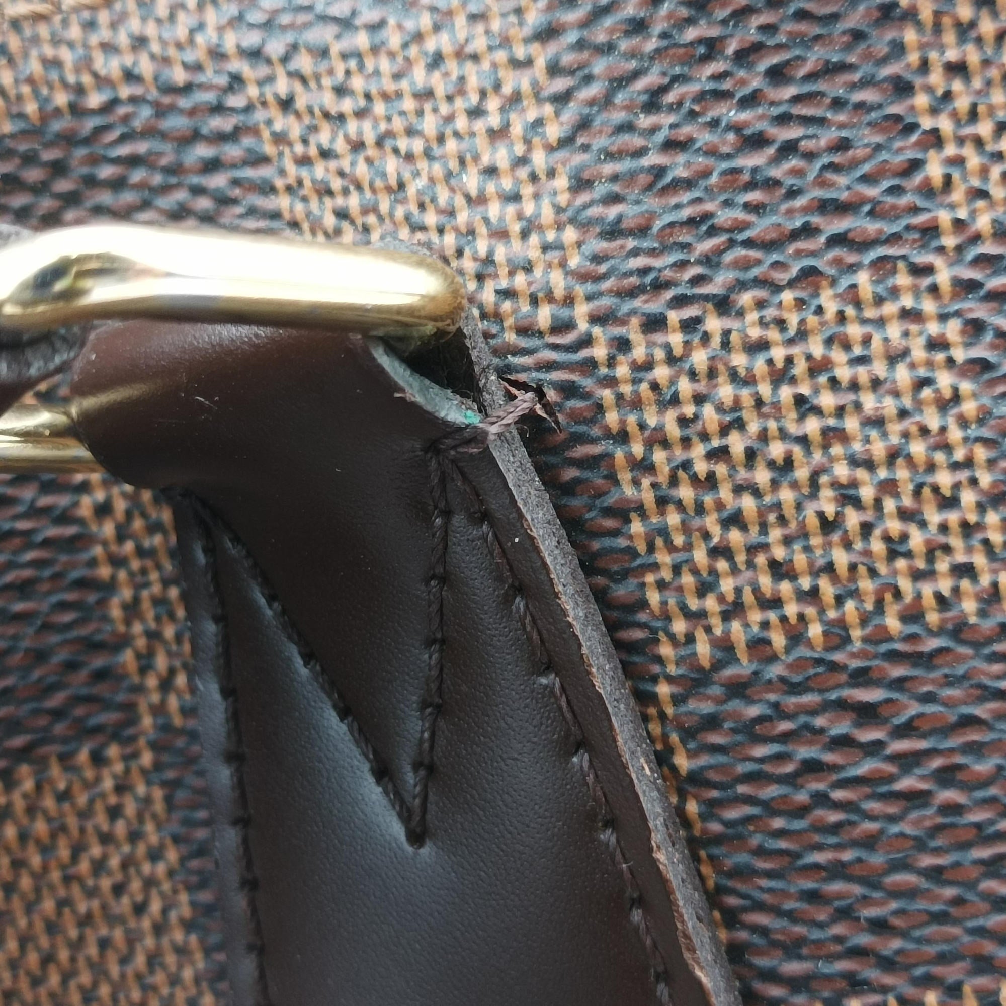 Secondhand Louis Vuitton Porte-Documents Jour EBENE Damier Canvas N42242 handbag | stylenewstar