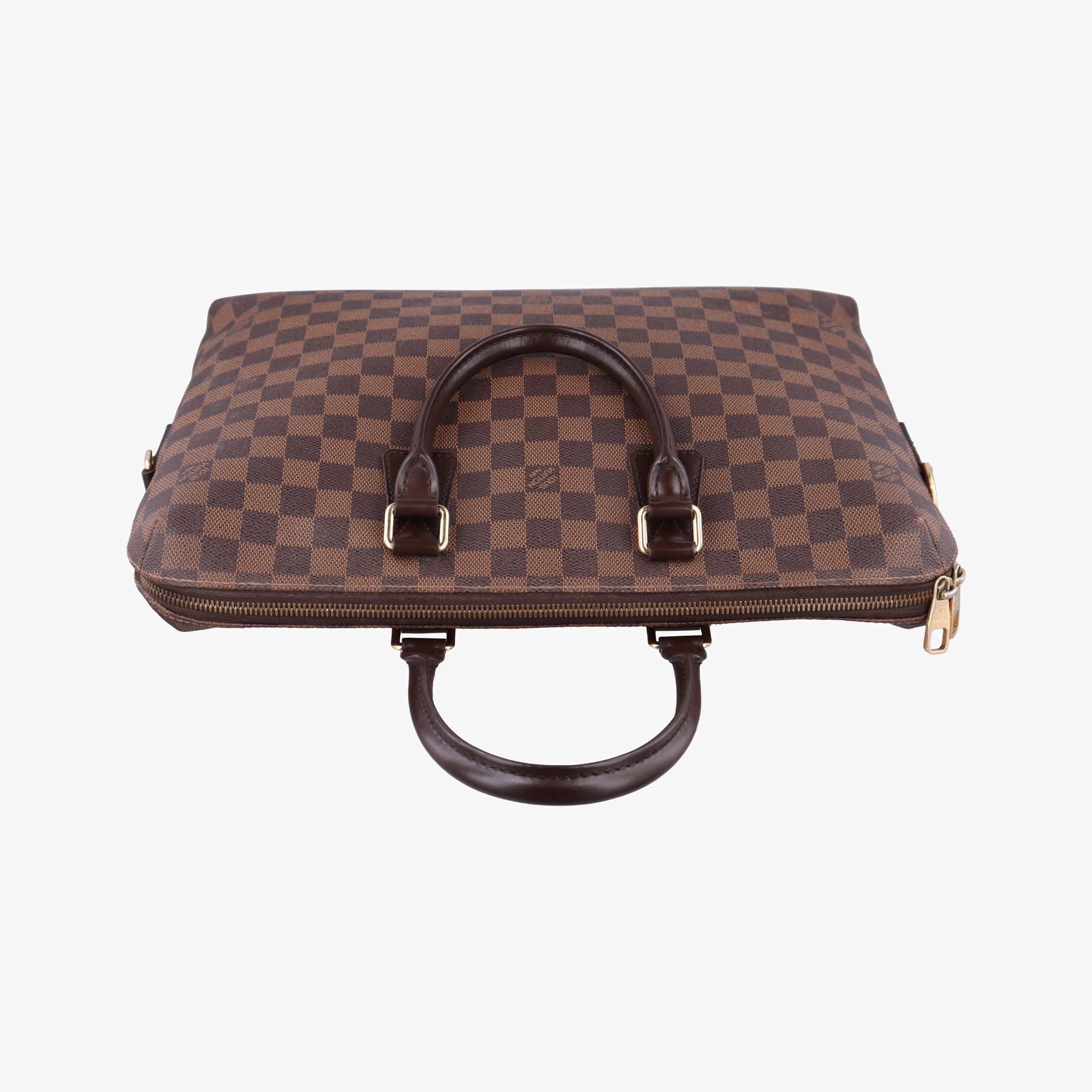 Secondhand Louis Vuitton Porte-Documents Jour EBENE Damier Canvas N42242 handbag | stylenewstar