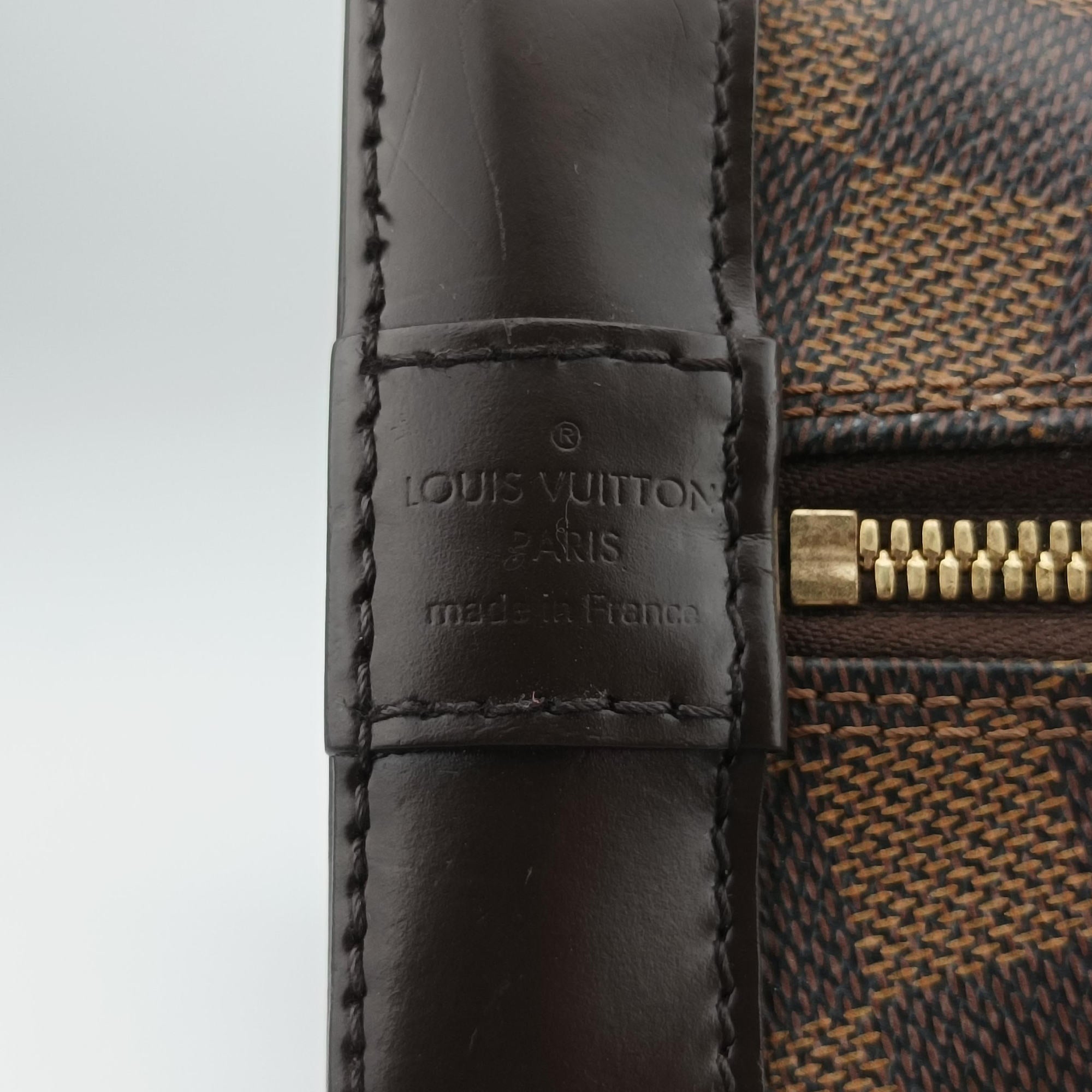 Pre-owned Louis Vuitton Alma　PM EBENE Damier Canvas N51131 handbag | stylenewstar