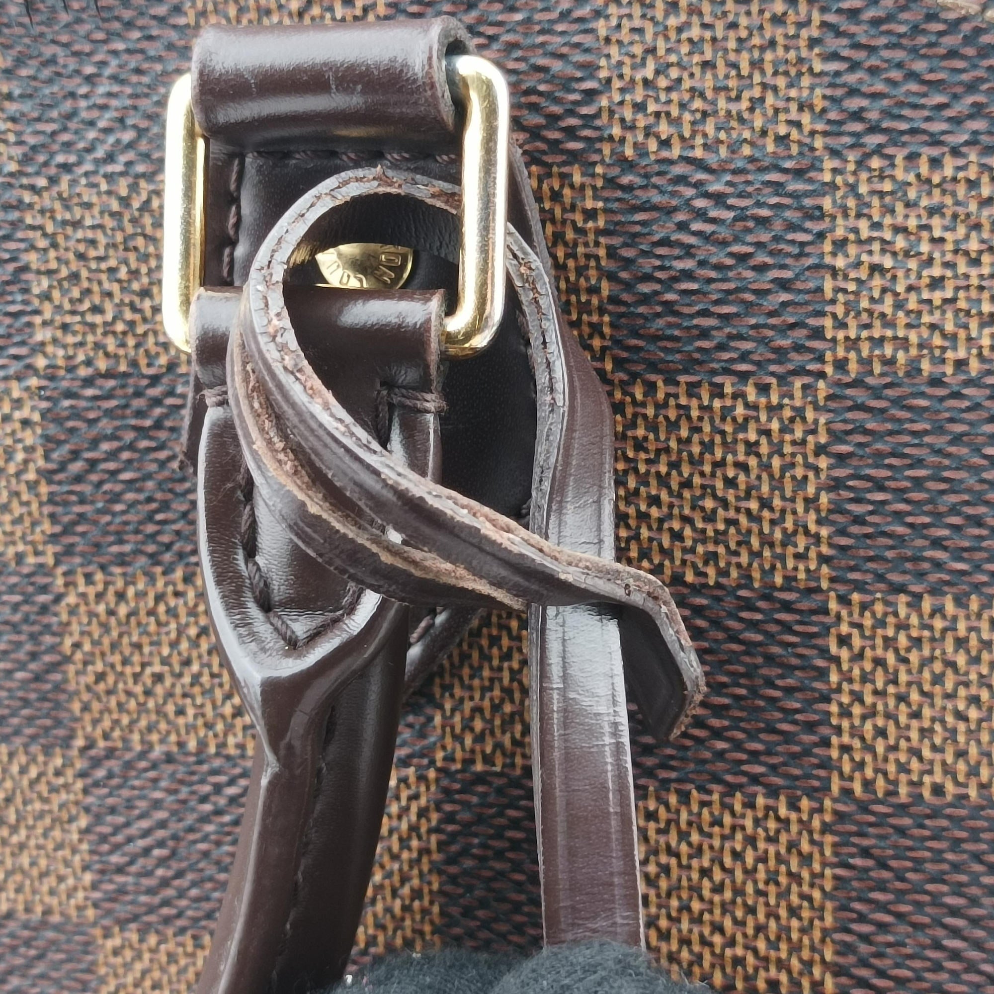 Pre-owned Louis Vuitton Alma　PM EBENE Damier Canvas N51131 handbag | stylenewstar