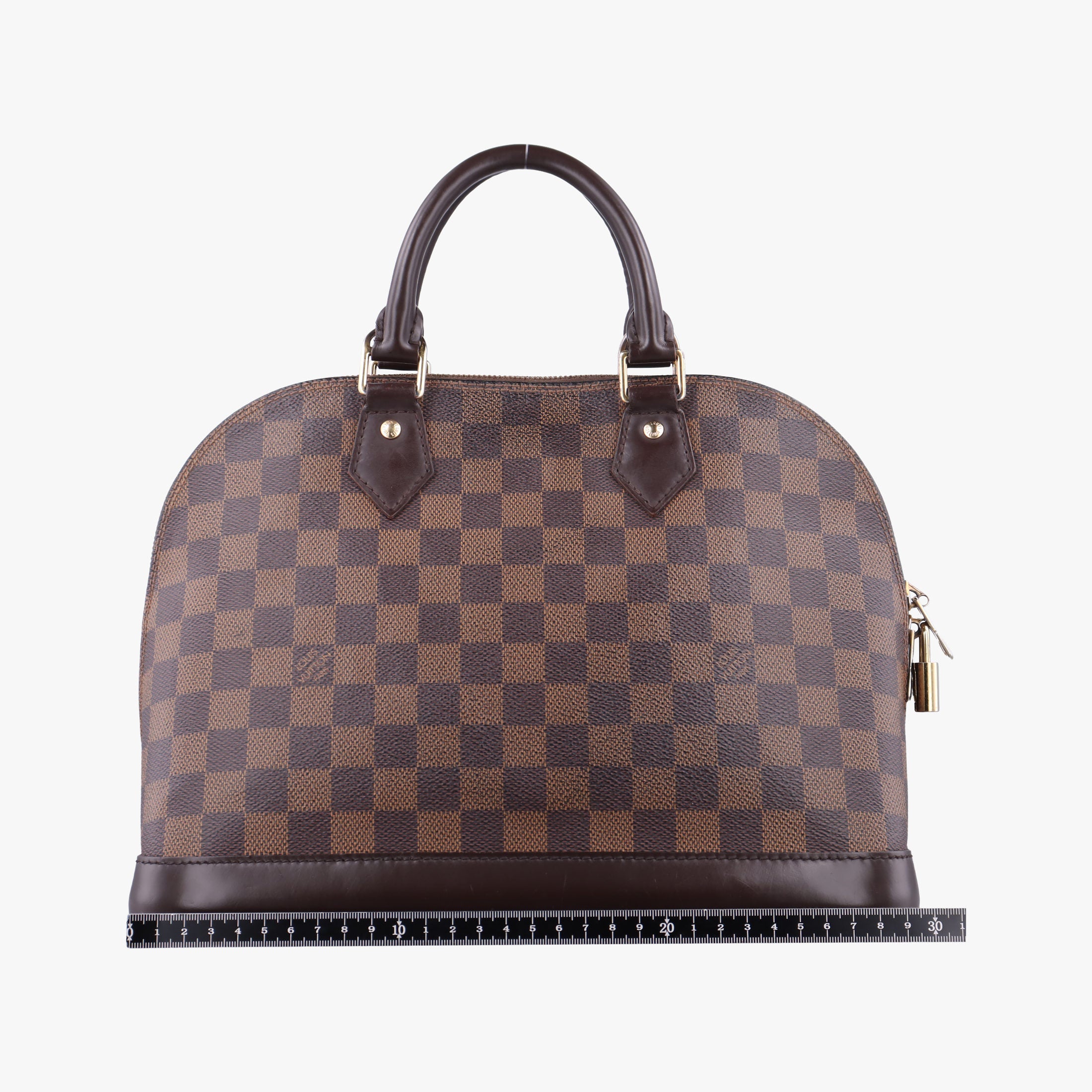 Pre-owned Louis Vuitton Alma　PM EBENE Damier Canvas N51131 handbag | stylenewstar
