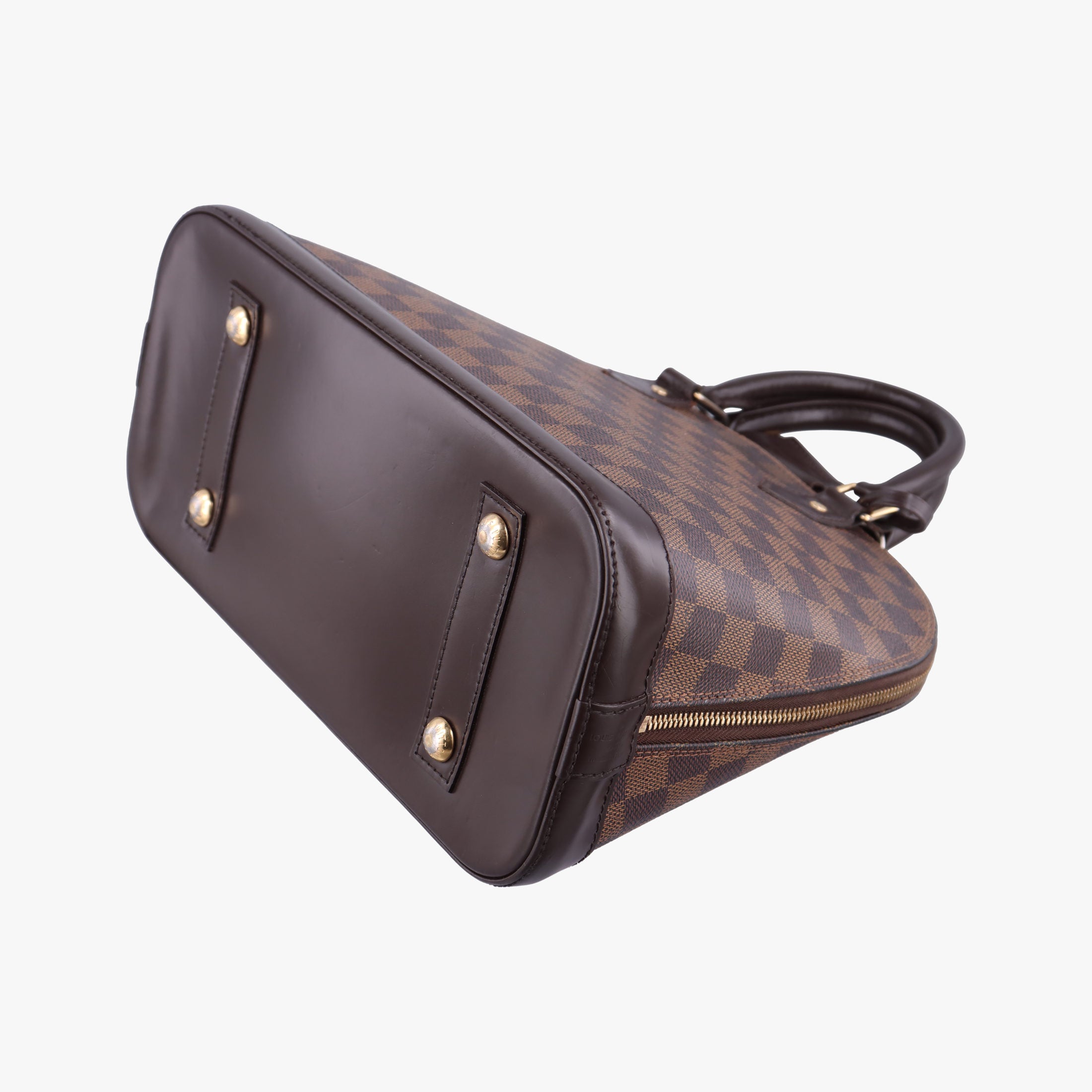 Pre-owned Louis Vuitton Alma　PM EBENE Damier Canvas N51131 handbag | stylenewstar
