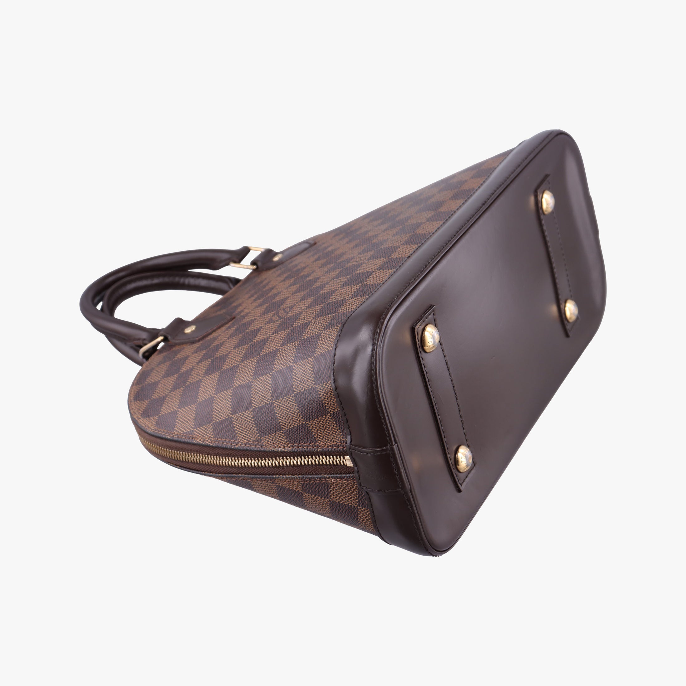 Pre-owned Louis Vuitton Alma　PM EBENE Damier Canvas N51131 handbag | stylenewstar