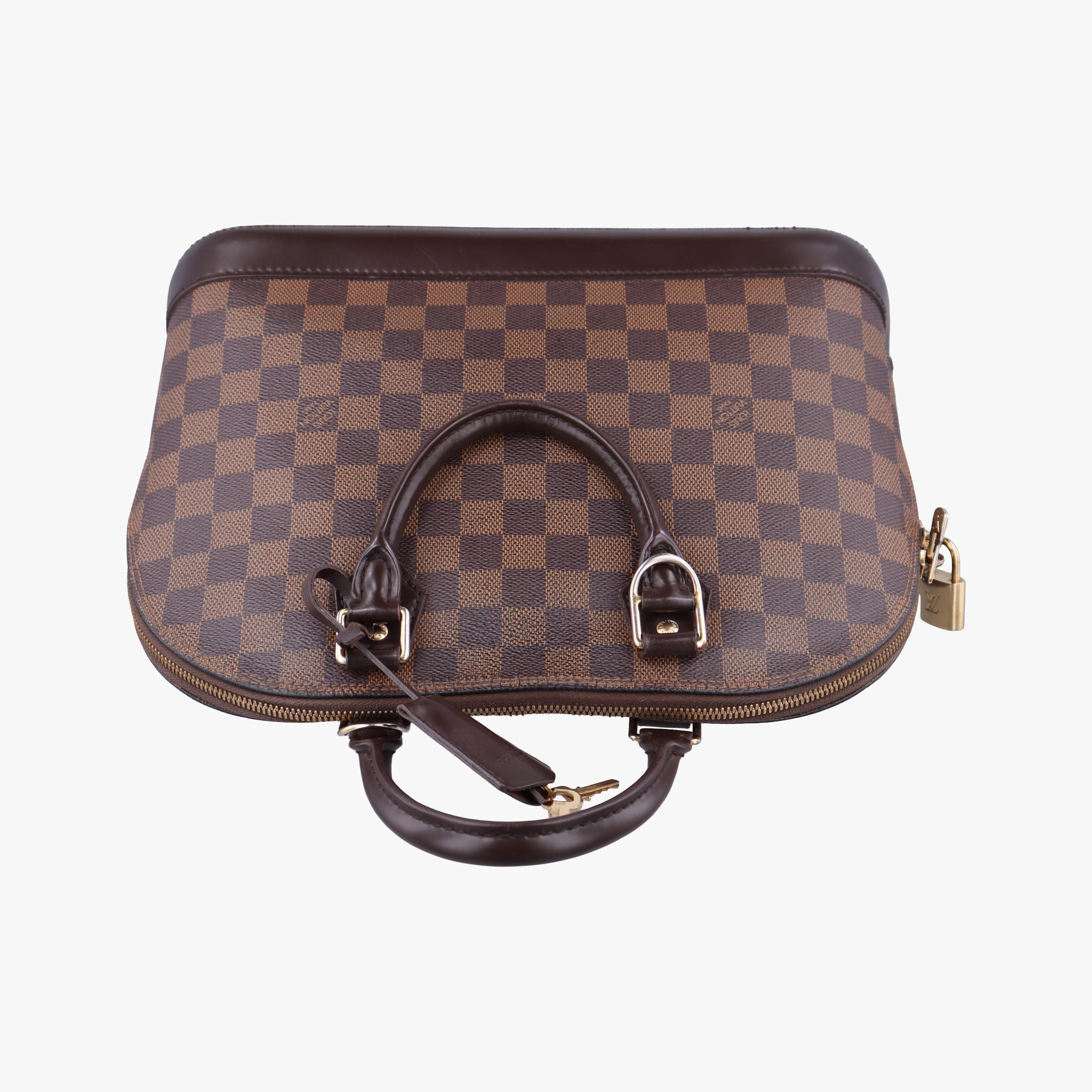 Pre-owned Louis Vuitton Alma　PM EBENE Damier Canvas N51131 handbag | stylenewstar
