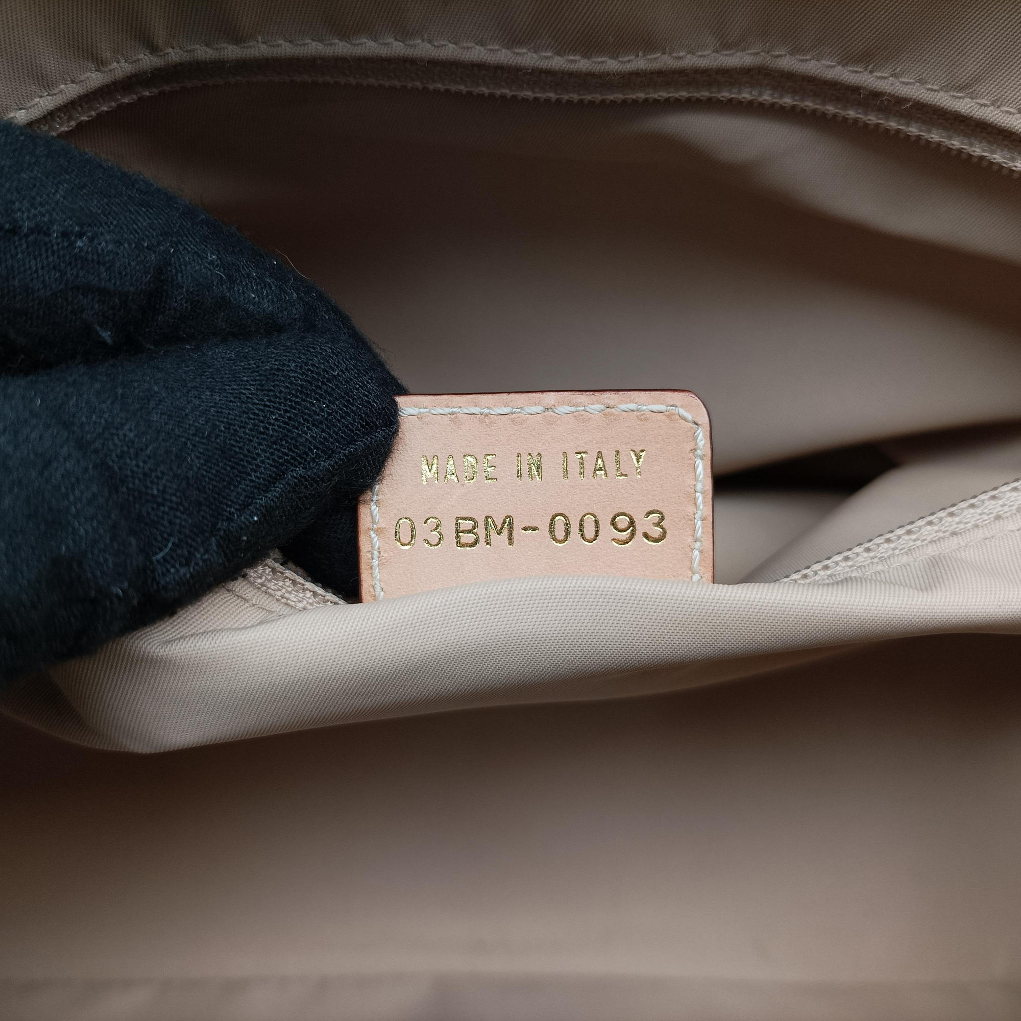 Pre-owned Christian Dior Street Chic Trotter Beige×brown canvas×leather  handbag | stylenewstar