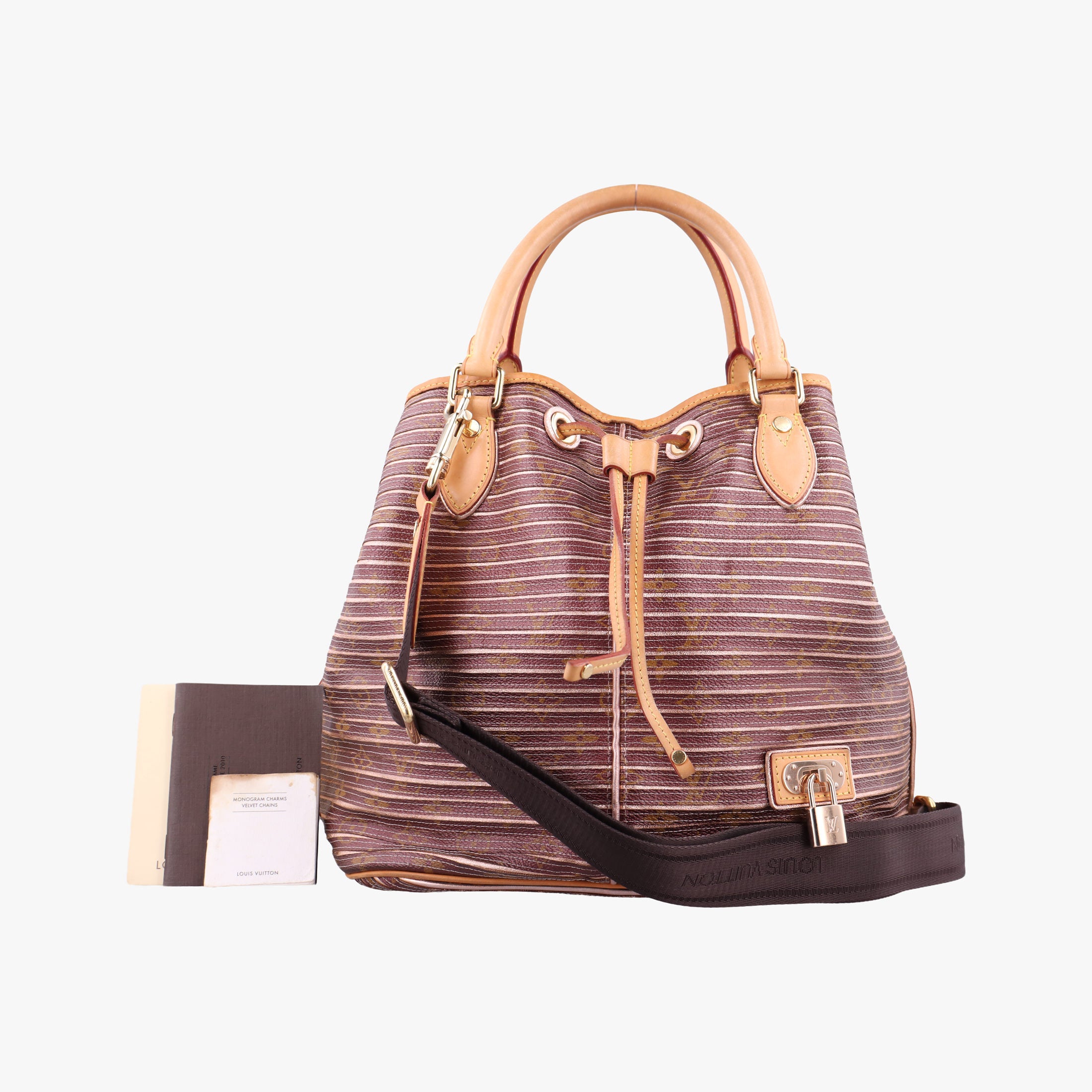 Pre-owned Louis Vuitton Neo Brown×Beige Monogram Eden M40379 shoulderbag | stylenewstar