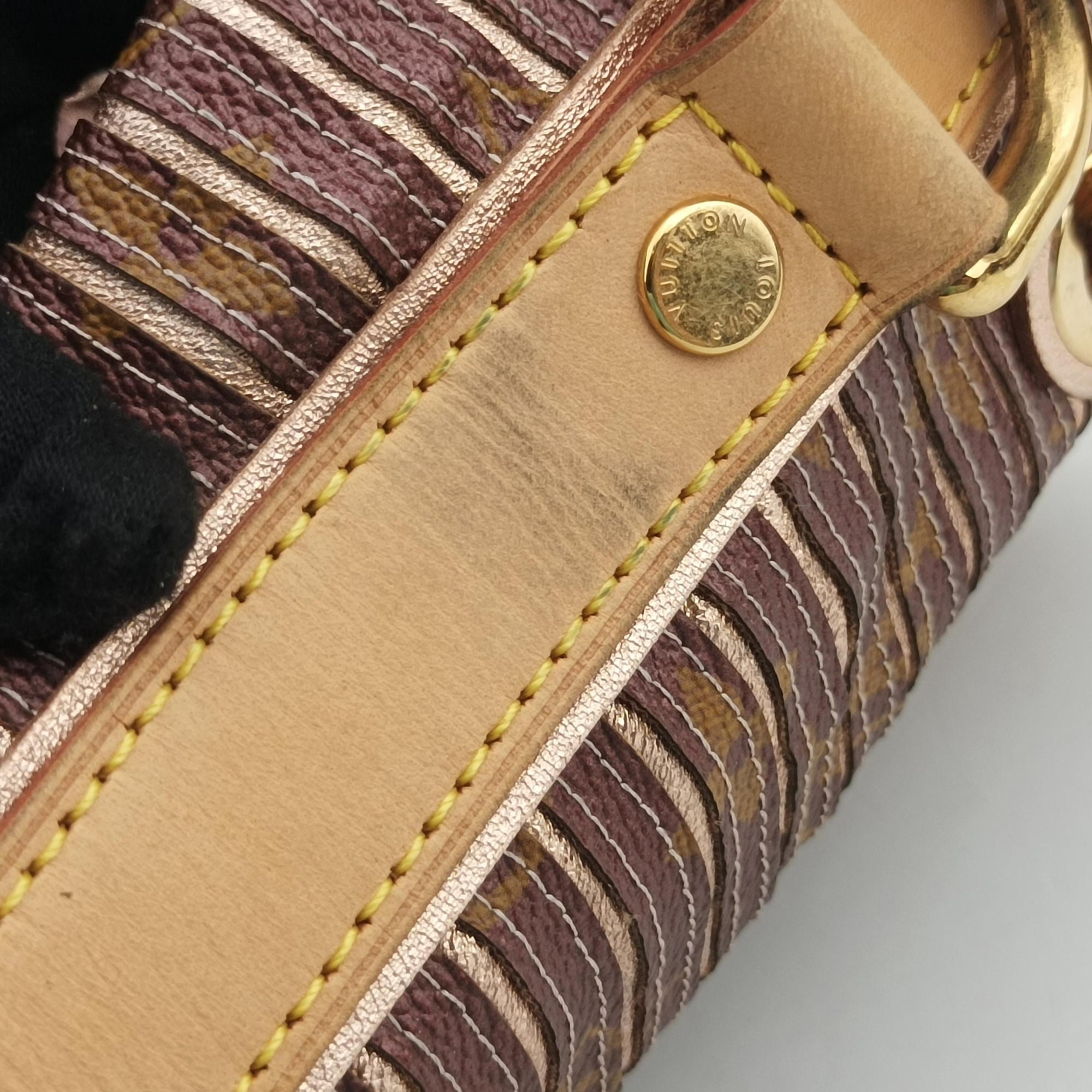 Pre-owned Louis Vuitton Neo Brown×Beige Monogram Eden M40379 shoulderbag | stylenewstar