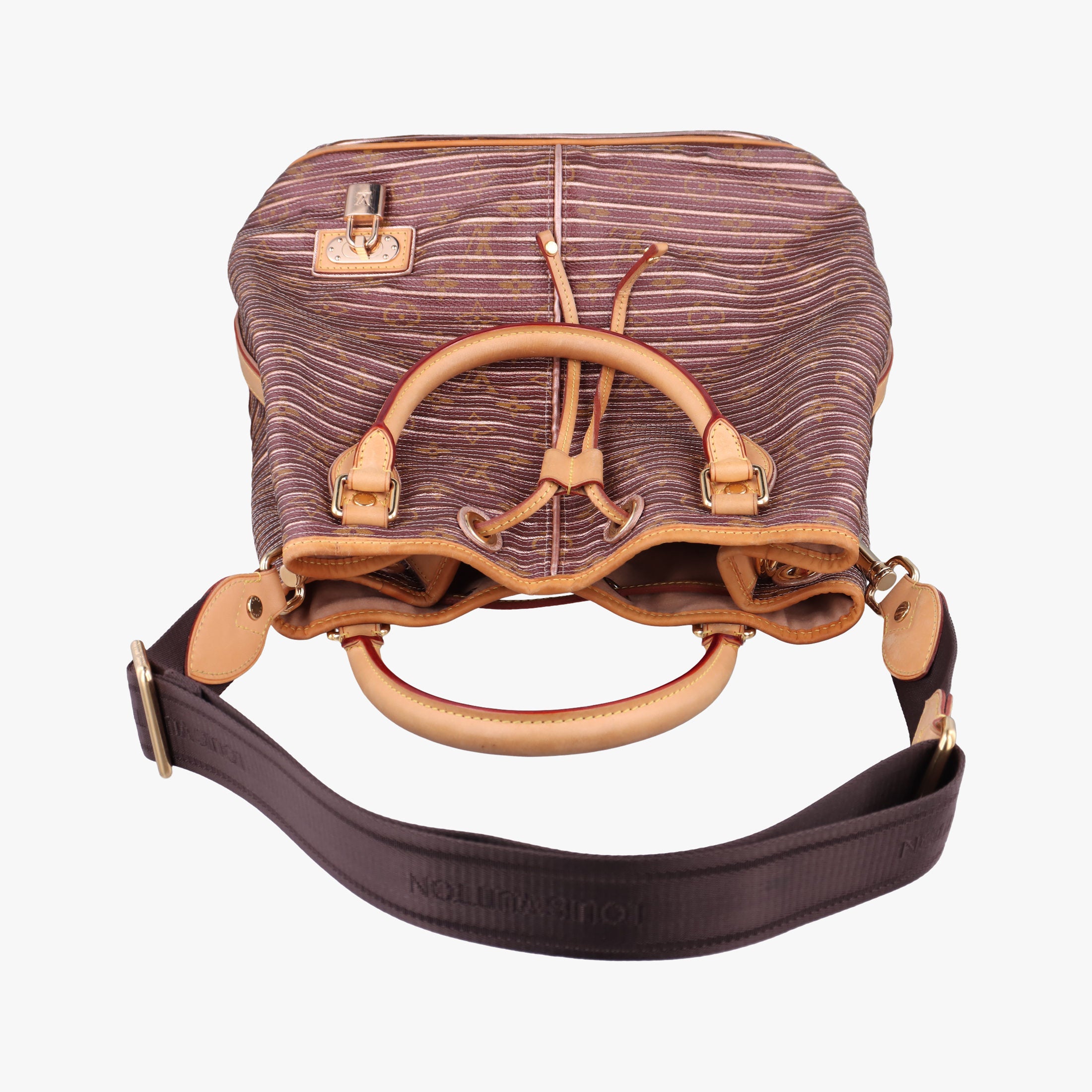 Pre-owned Louis Vuitton Neo Brown×Beige Monogram Eden M40379 shoulderbag | stylenewstar