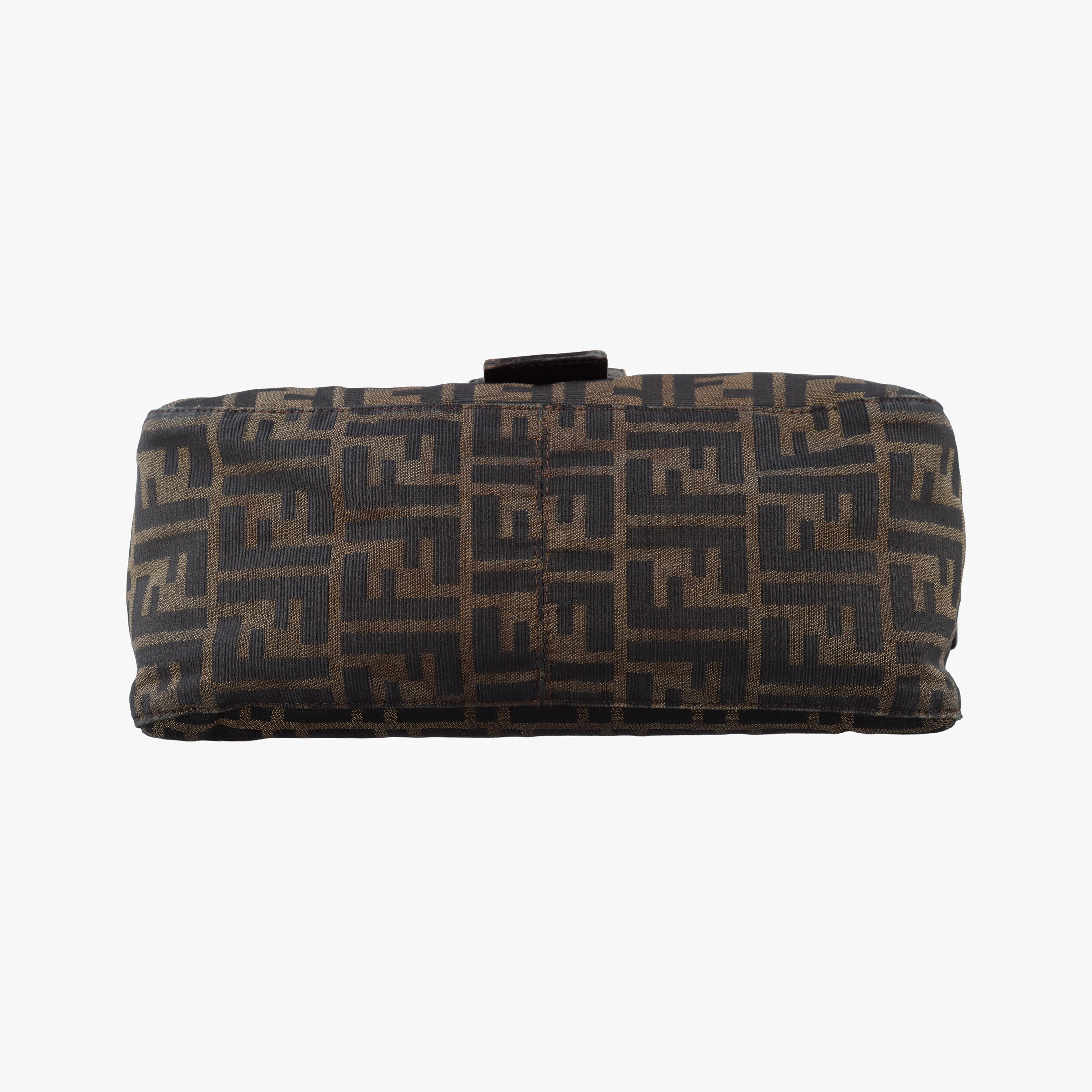 Pre-owned Fendi Baguette Zucchino Brown canvas 377526 shoulderbag | stylenewstar