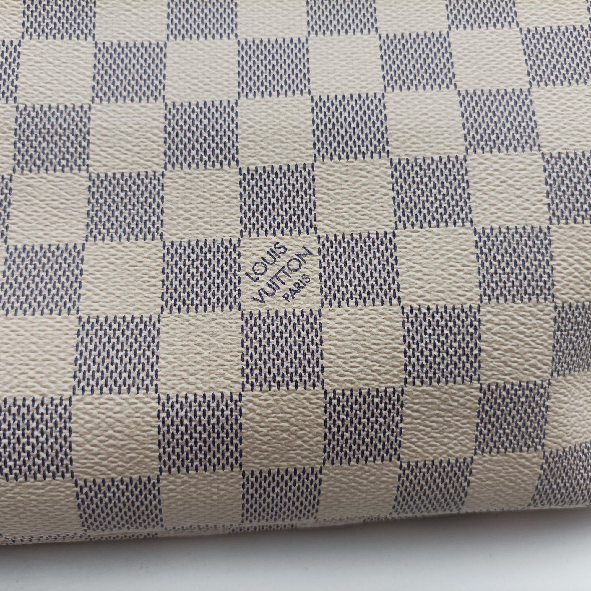 Secondhand Louis Vuitton NEVERFULL GM Azur Damier Canvas N51108 handbag | stylenewstar