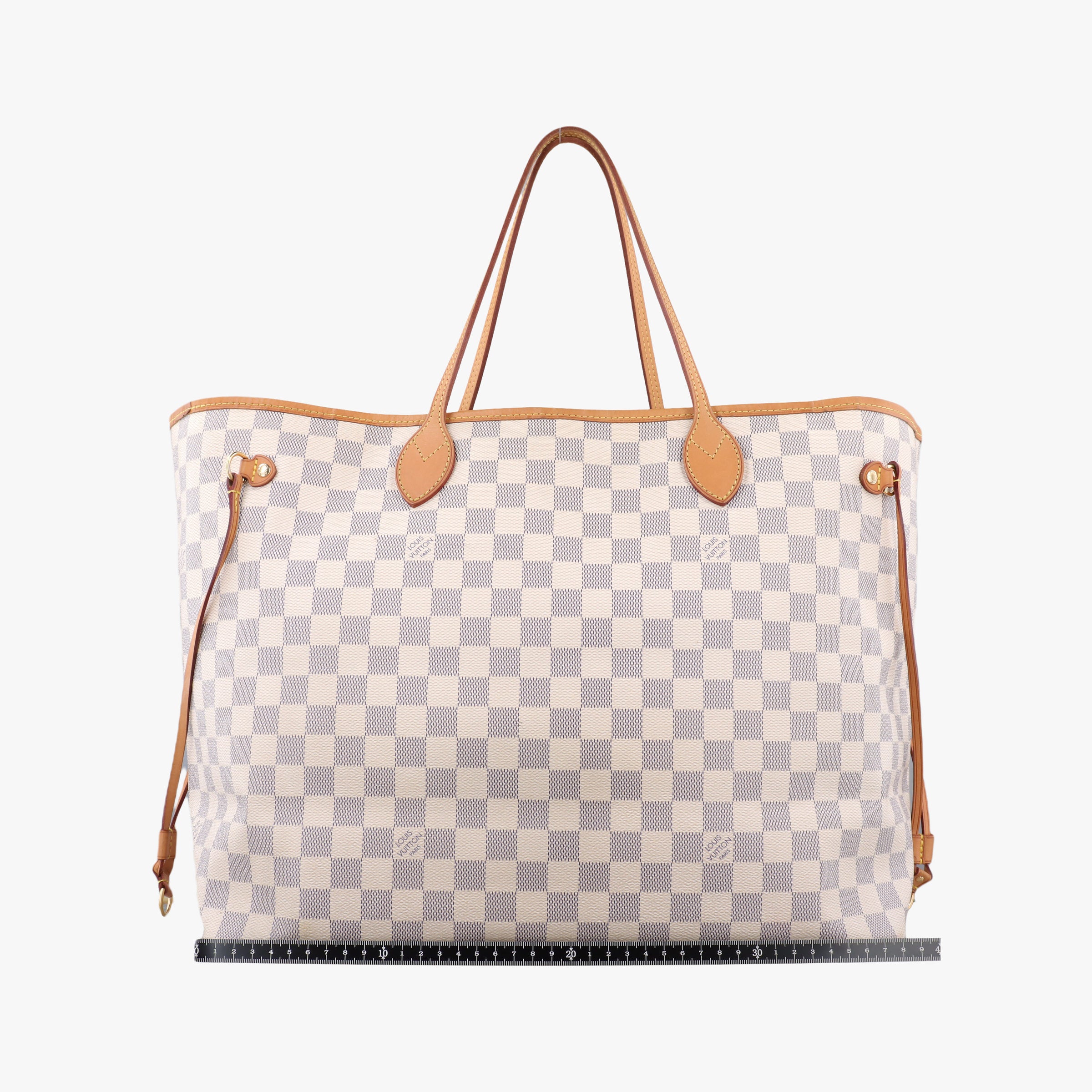 Secondhand Louis Vuitton NEVERFULL GM Azur Damier Canvas N51108 handbag | stylenewstar