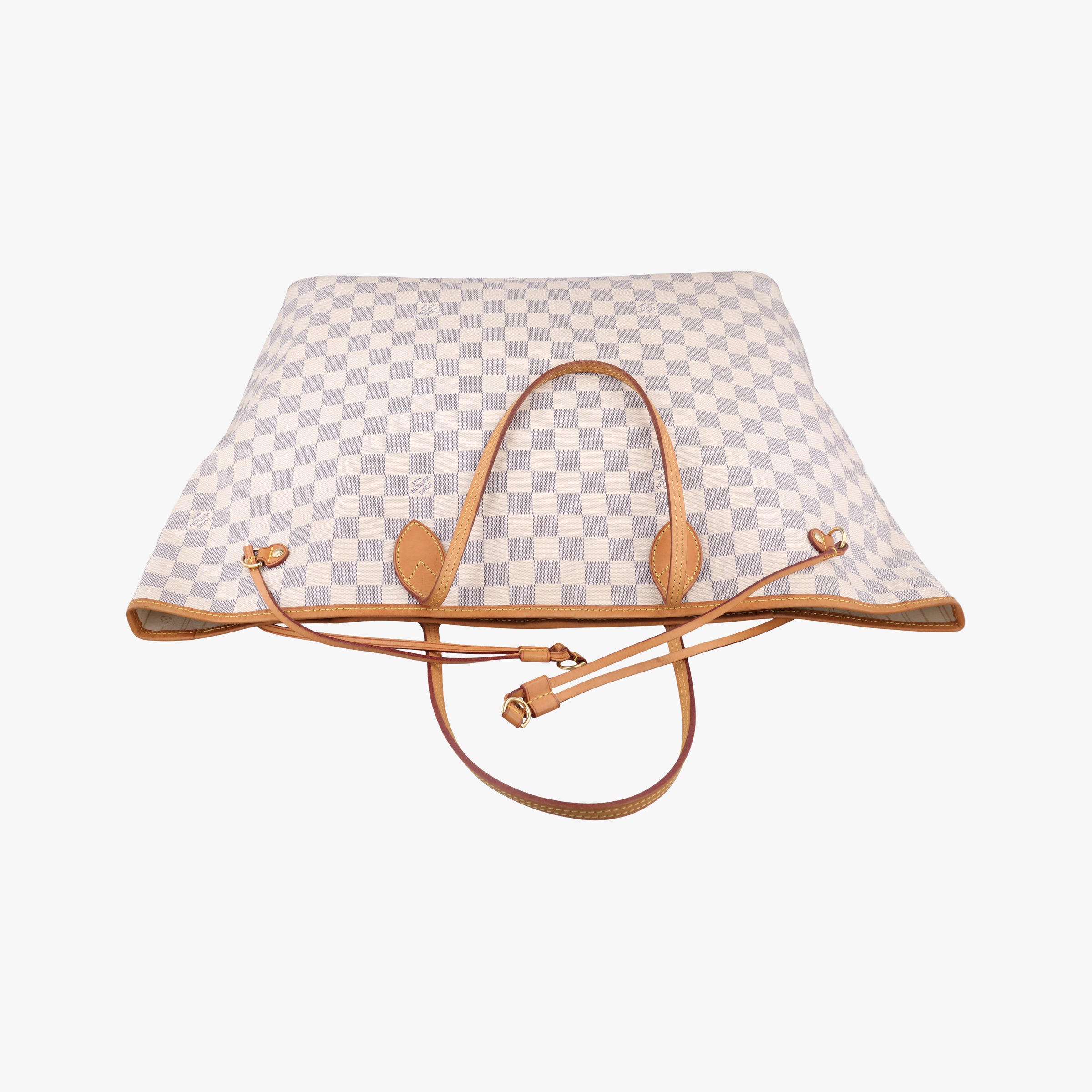 Secondhand Louis Vuitton NEVERFULL GM Azur Damier Canvas N51108 handbag | stylenewstar