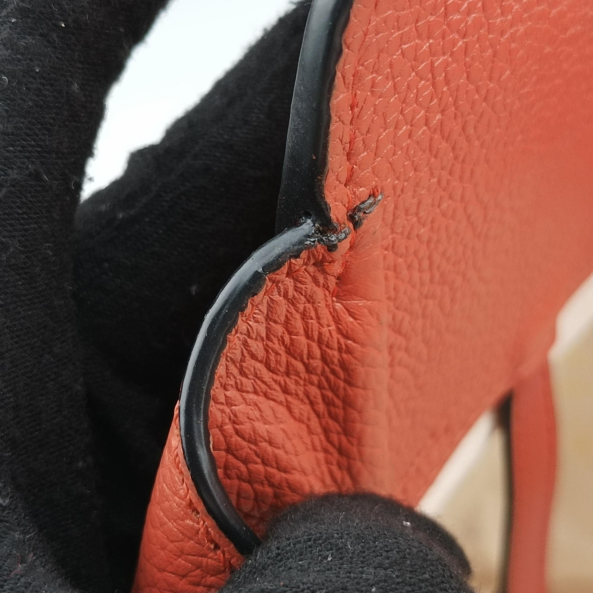 Secondhand Loewe Hammock Orange Leather  shoulderbag | stylenewstar