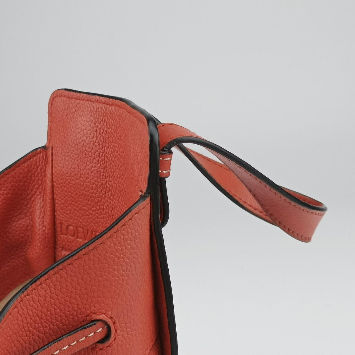 Secondhand Loewe Hammock Orange Leather  shoulderbag | stylenewstar