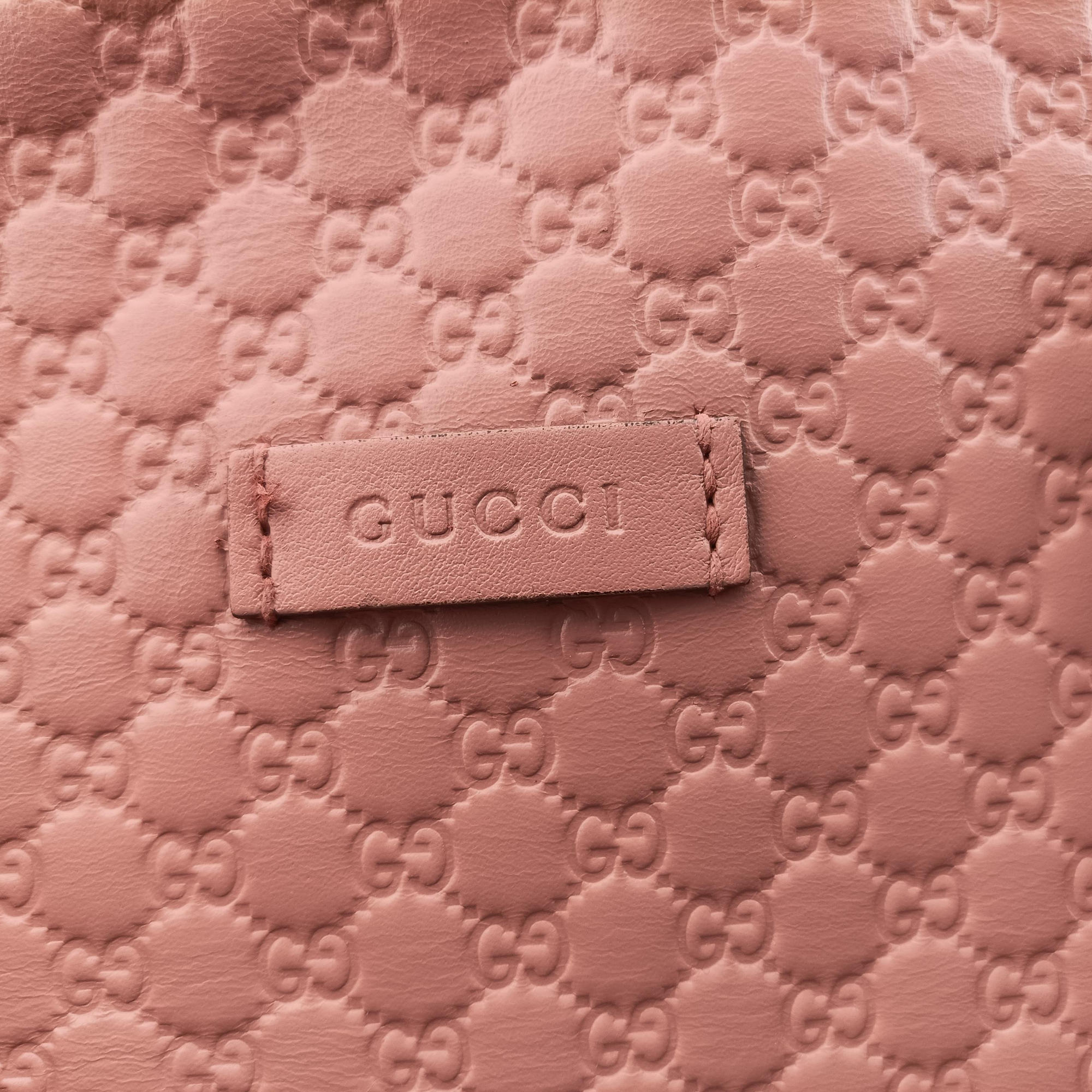 Vintage Gucci Microguccissima Pink Leather 449663 handbag | stylenewstar