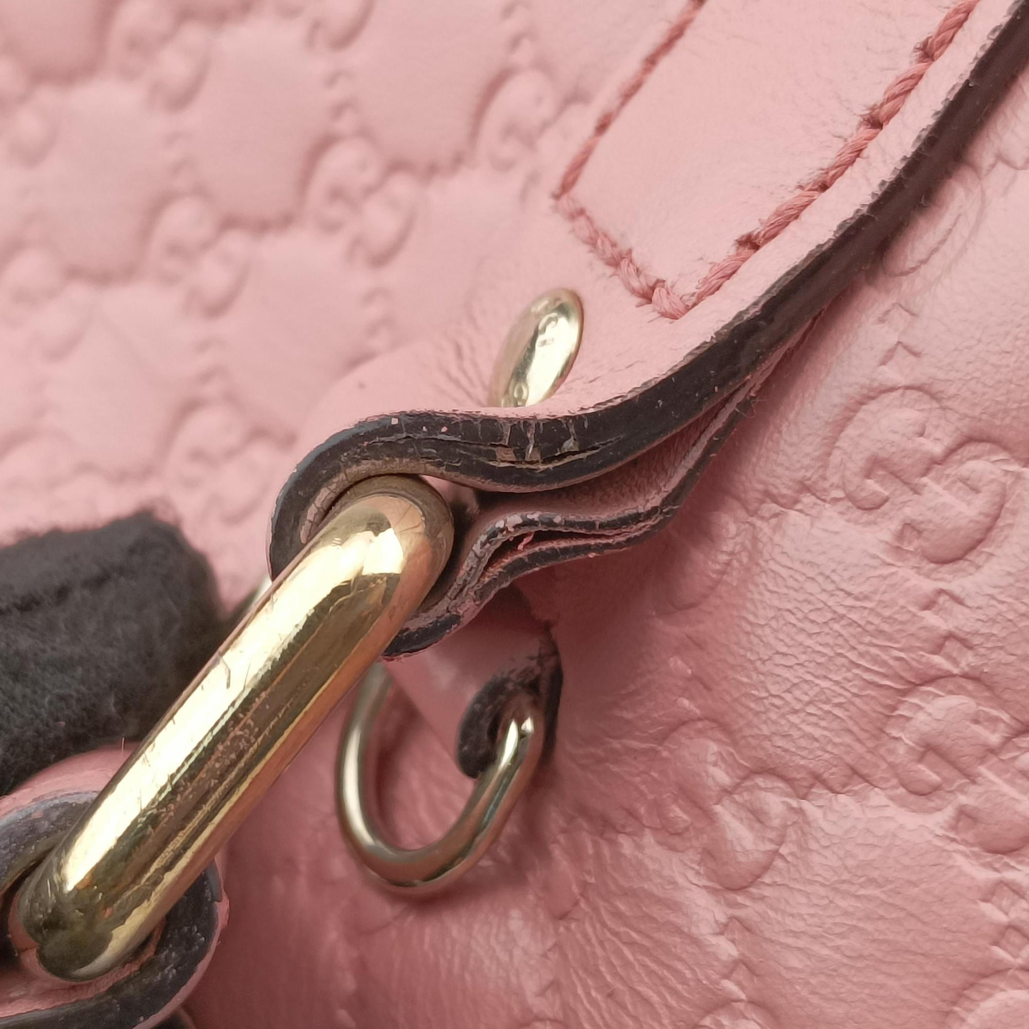 Vintage Gucci Microguccissima Pink Leather 449663 handbag | stylenewstar