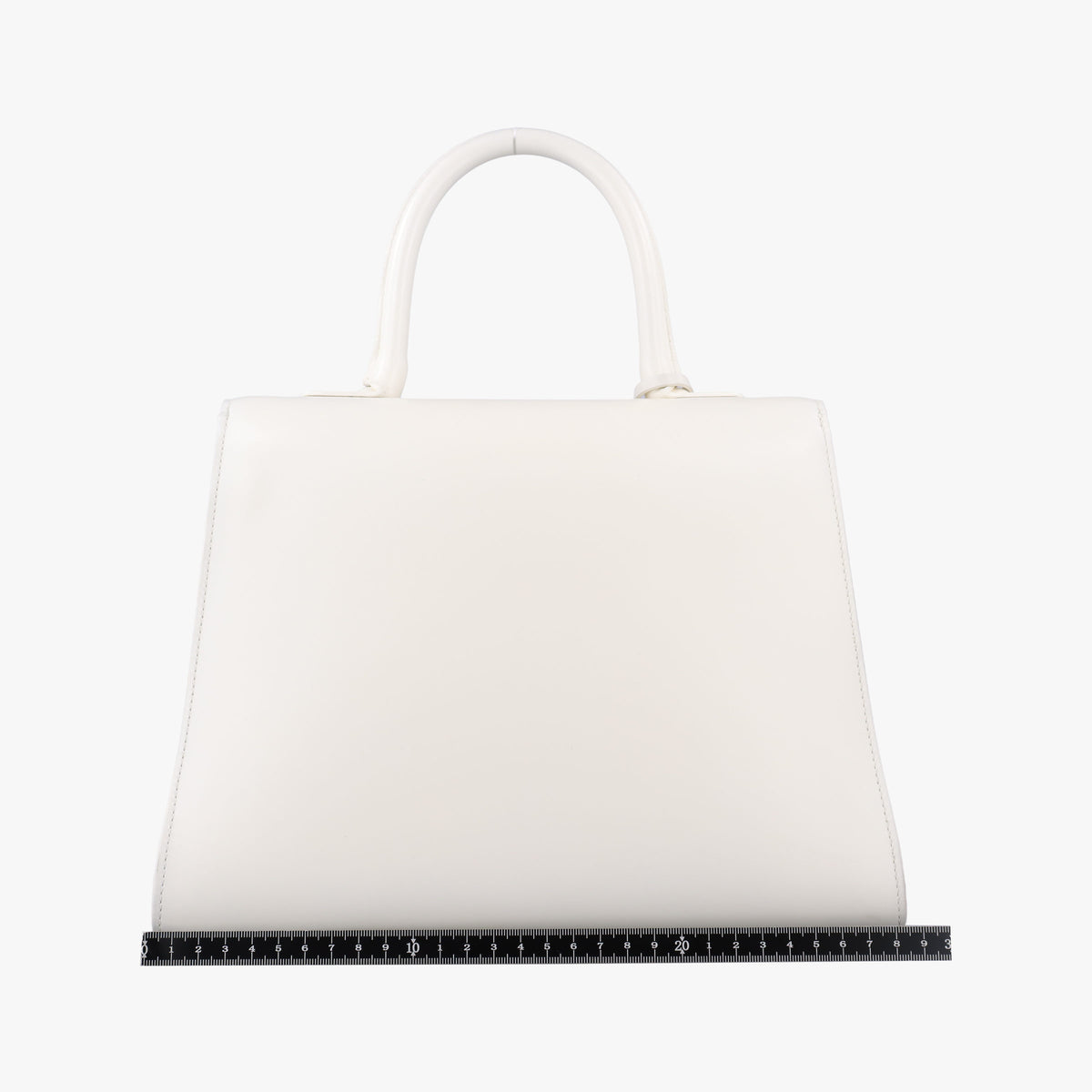 Secondhand Delvaux Brillon MM
 White Leather  shoulderbag | stylenewstar