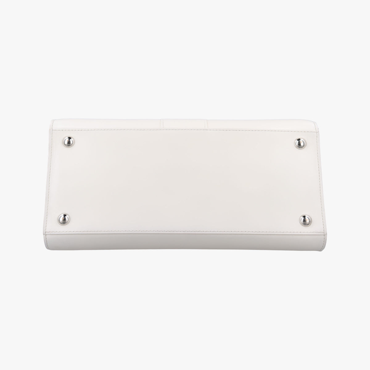 Secondhand Delvaux Brillon MM
 White Leather  shoulderbag | stylenewstar