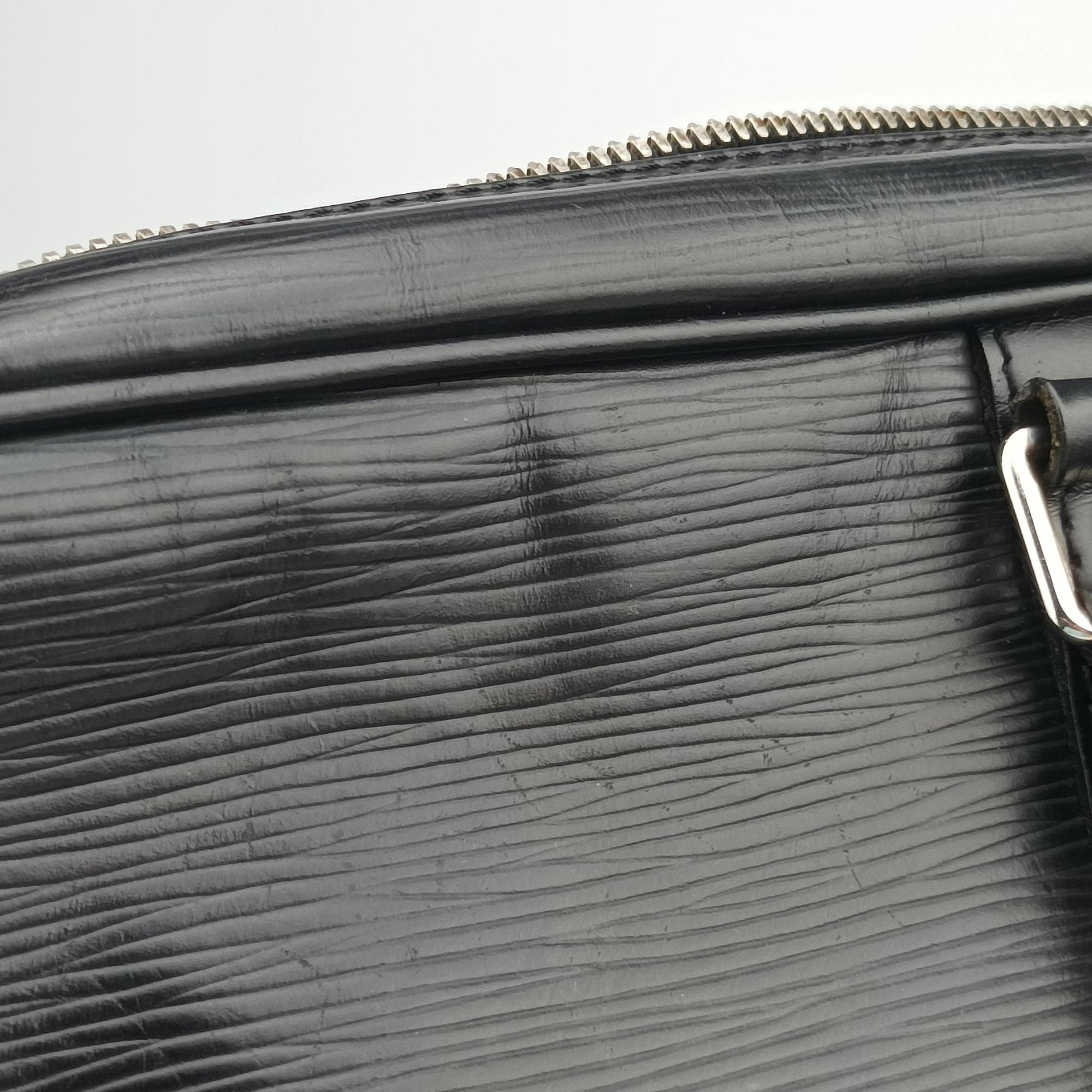 Vintage Louis Vuitton Porto Document Voyage Noir Epi M59162 handbag | stylenewstar