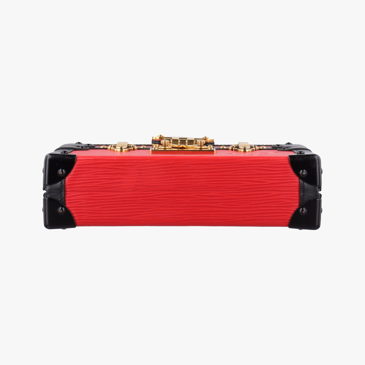 Pre-owned Louis Vuitton PETITE MALLE Noir×COQUELICOT epi×Leather M54651 shoulderbag | stylenewstar