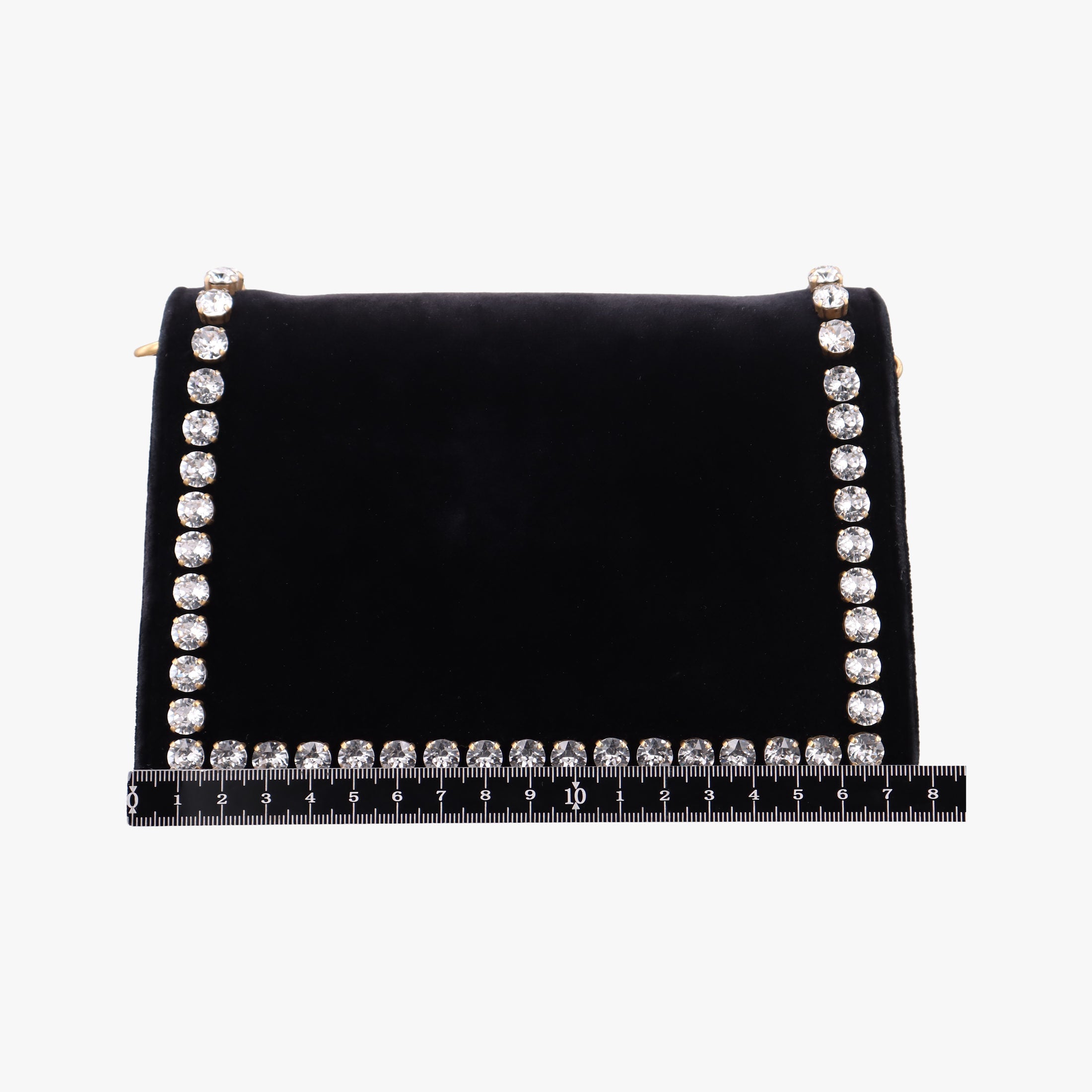 Secondhand Gucci Broadway Black velour 489218 shoulderbag | stylenewstar