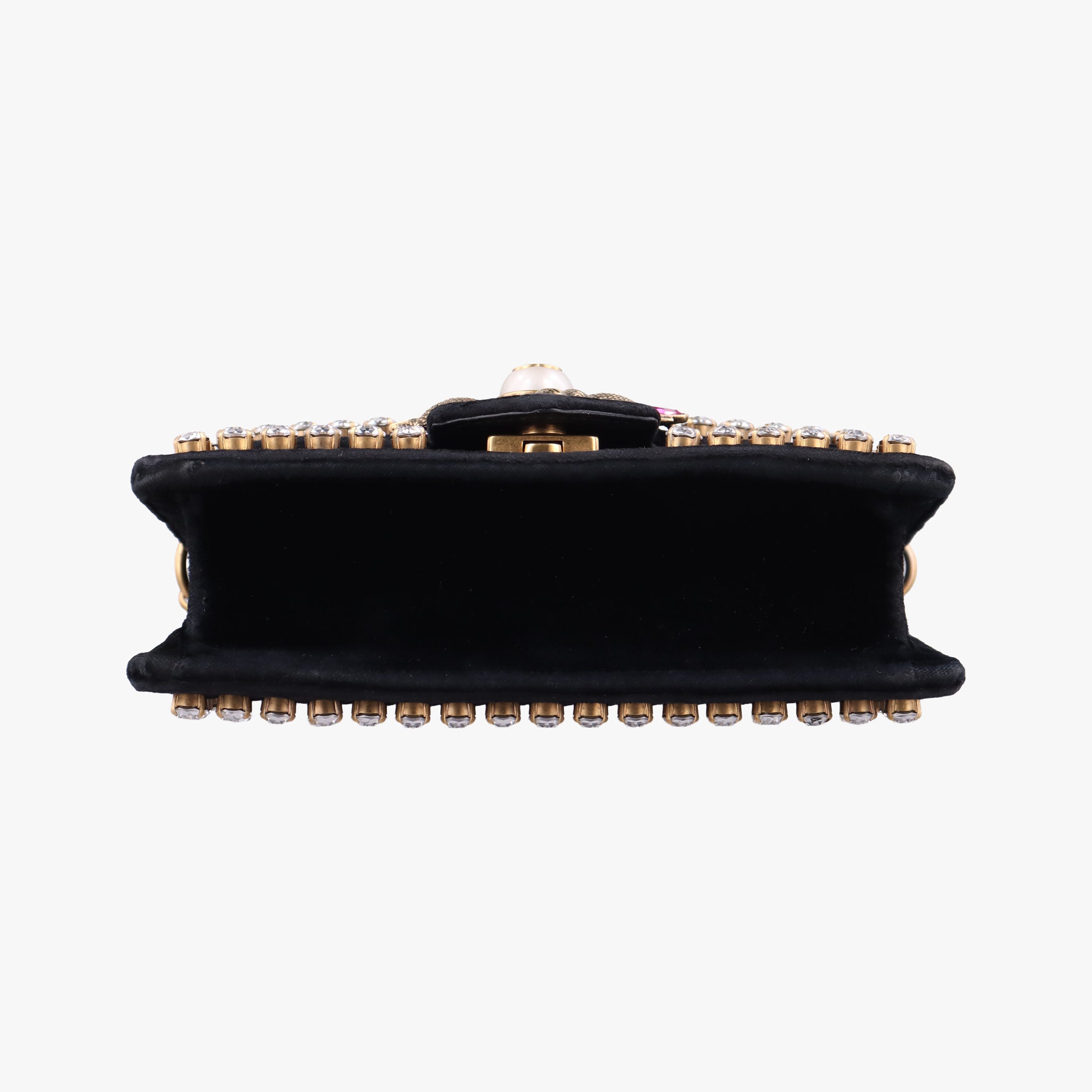Secondhand Gucci Broadway Black velour 489218 shoulderbag | stylenewstar