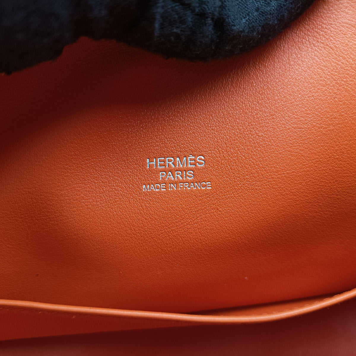 Vintage Hermes Polochon 35 Orange Clemence  handbag | stylenewstar