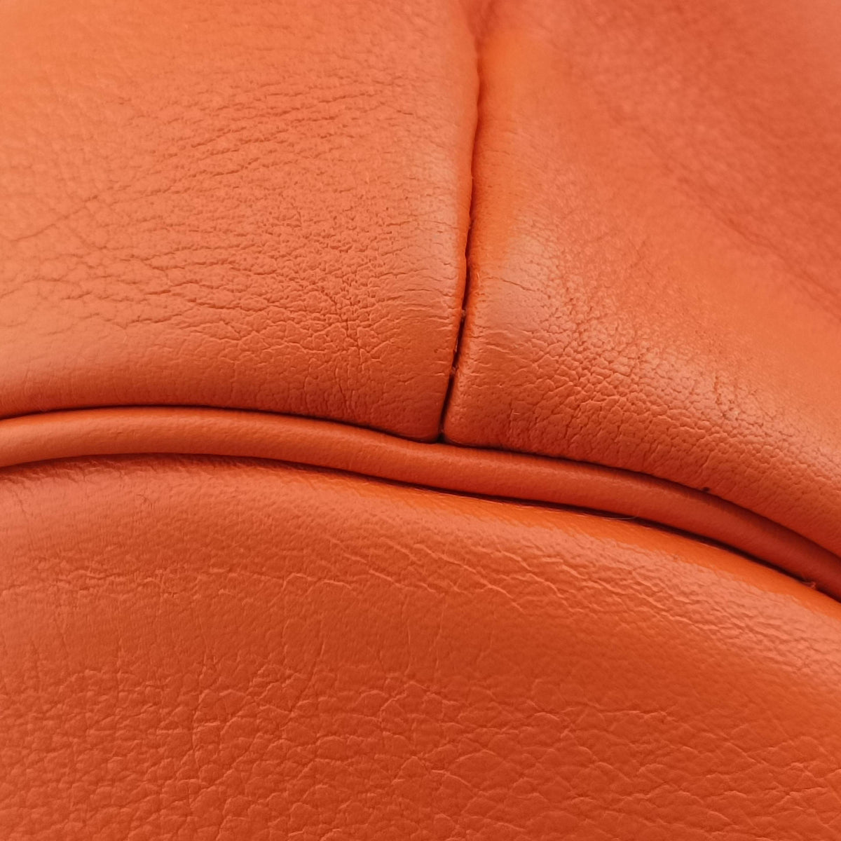 Vintage Hermes Polochon 35 Orange Clemence  handbag | stylenewstar