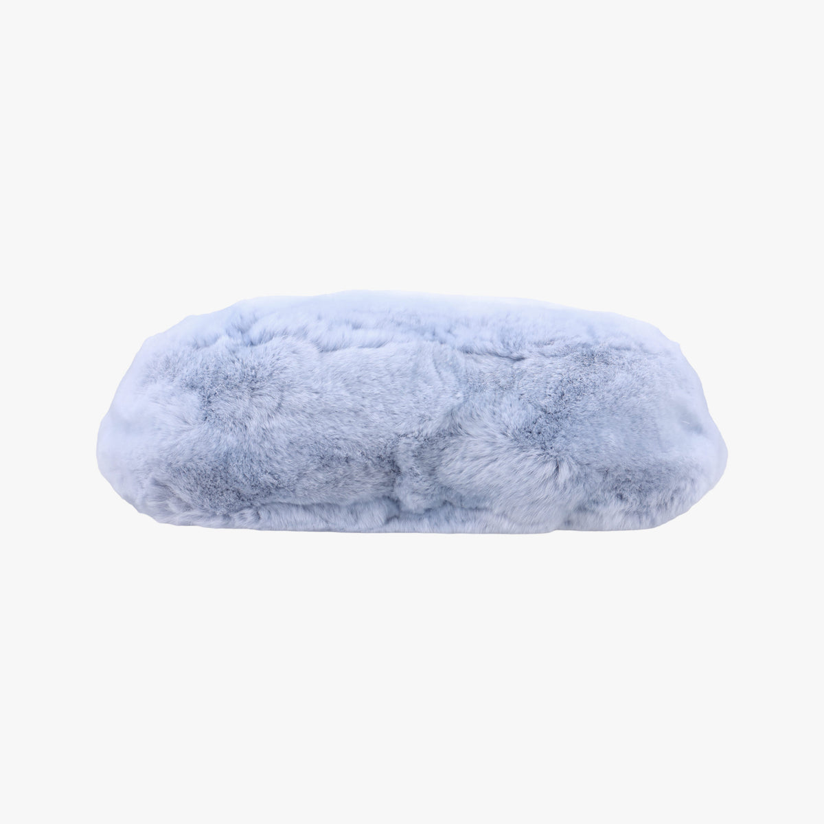 Pre-owned Chanel COCO Mark Light Blue Lapin Fur A20455 shoulderbag | stylenewstar
