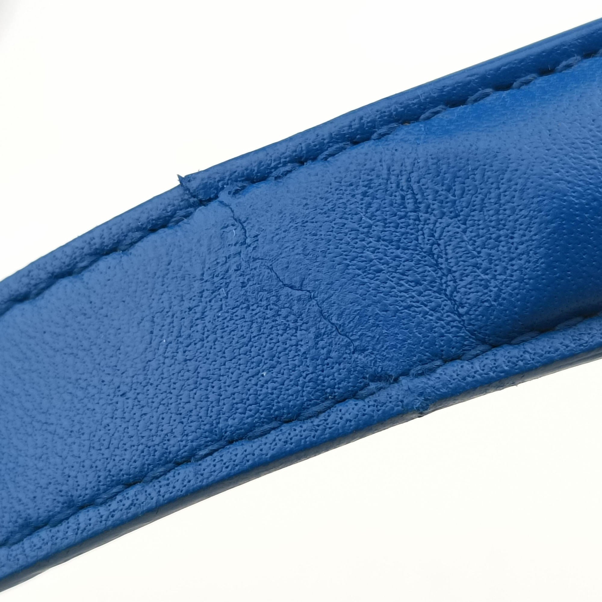 Secondhand Christian Dior Granville Blue lambskin  shoulderbag | stylenewstar