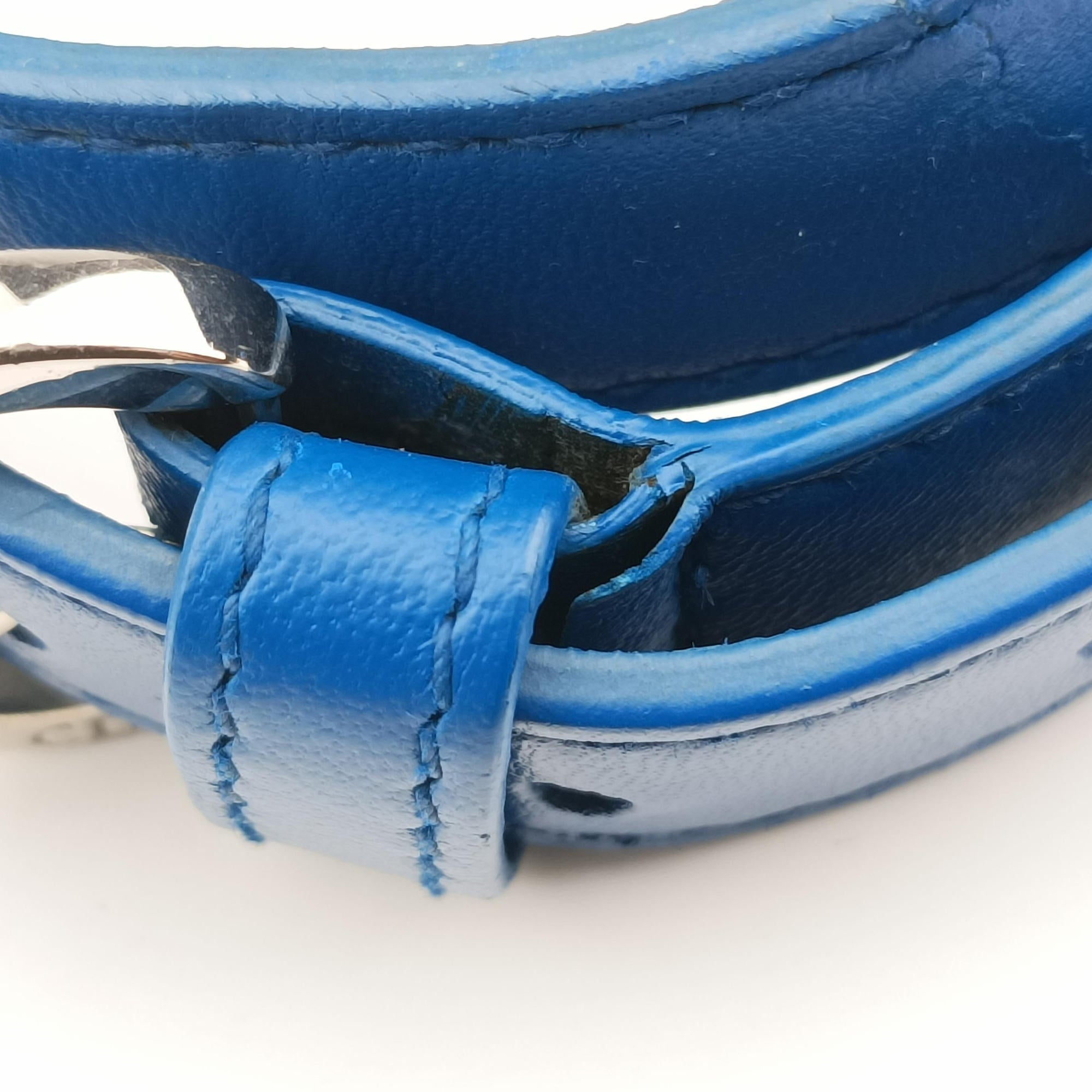 Secondhand Christian Dior Granville Blue lambskin  shoulderbag | stylenewstar