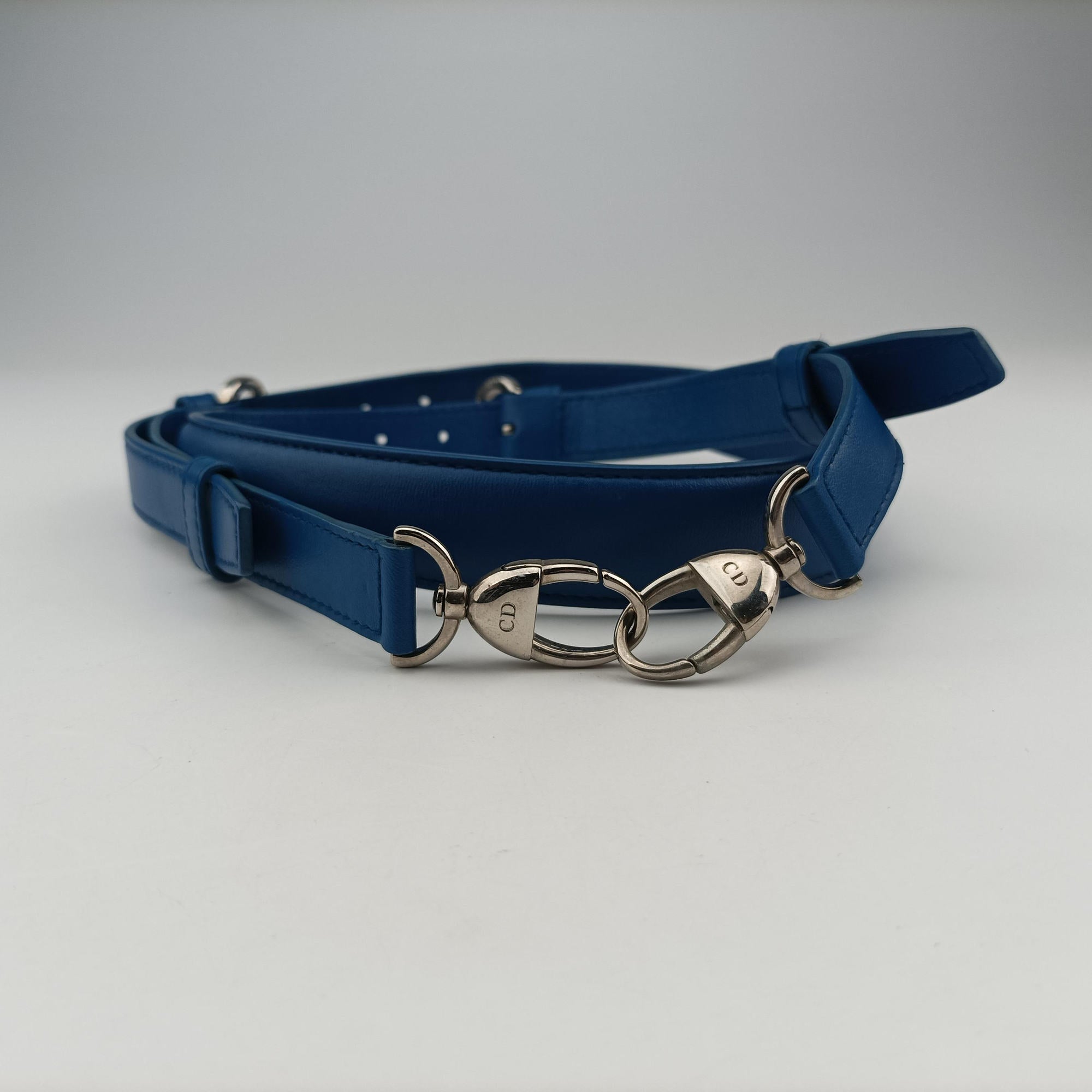 Secondhand Christian Dior Granville Blue lambskin  shoulderbag | stylenewstar