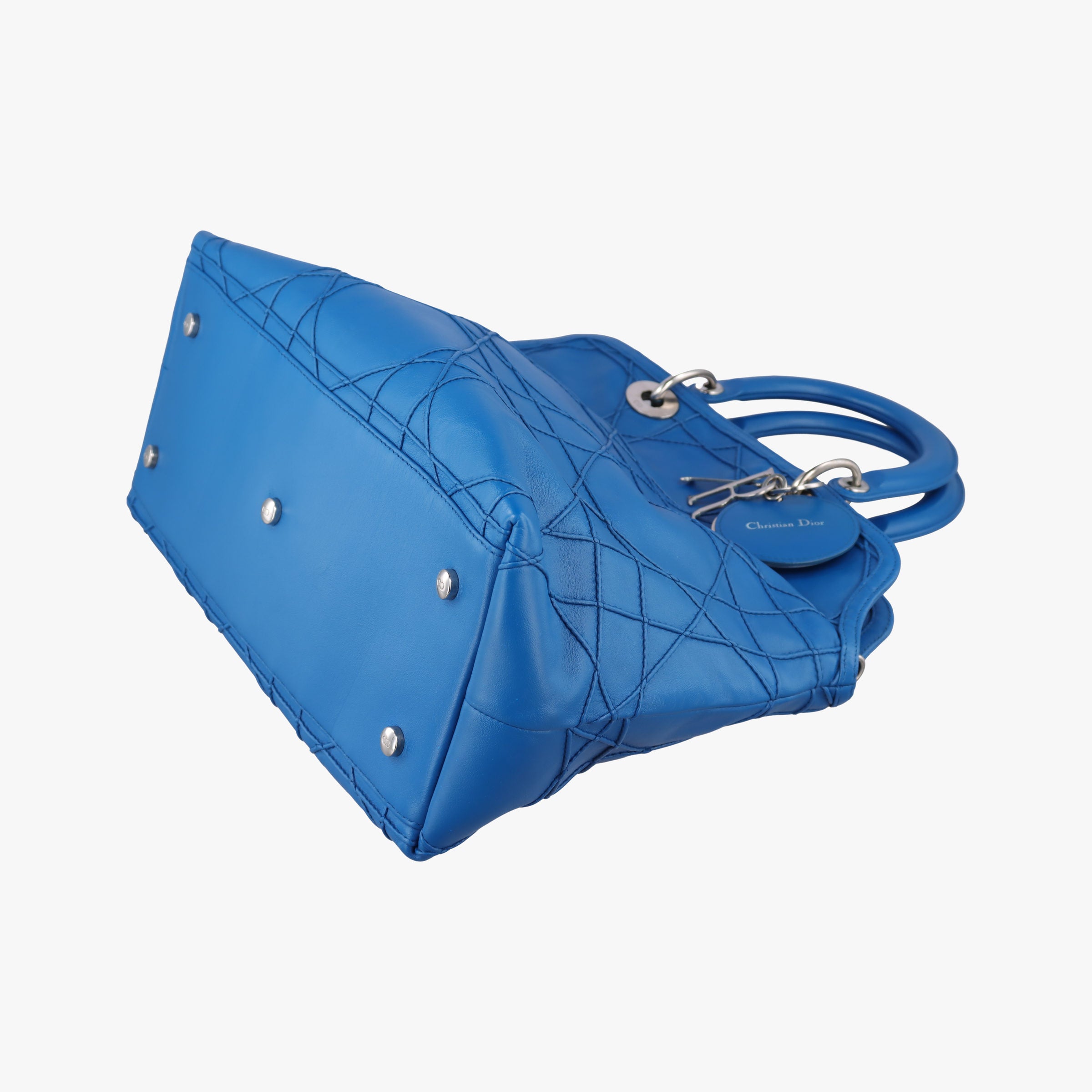 Secondhand Christian Dior Granville Blue lambskin  shoulderbag | stylenewstar